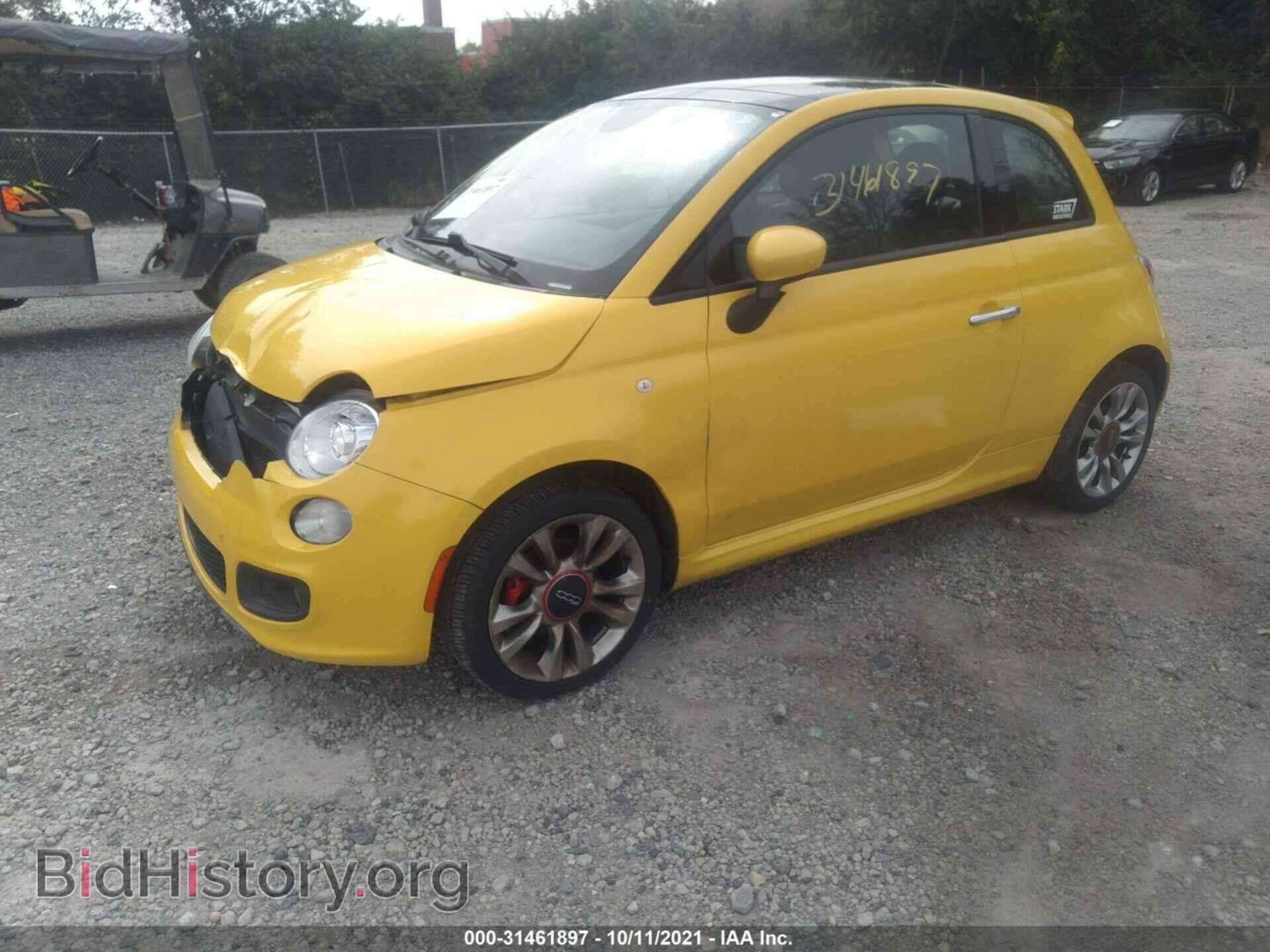 2015 FIAT 500 - VIN: 3C3CFFBR4FT562199 - Фото 2