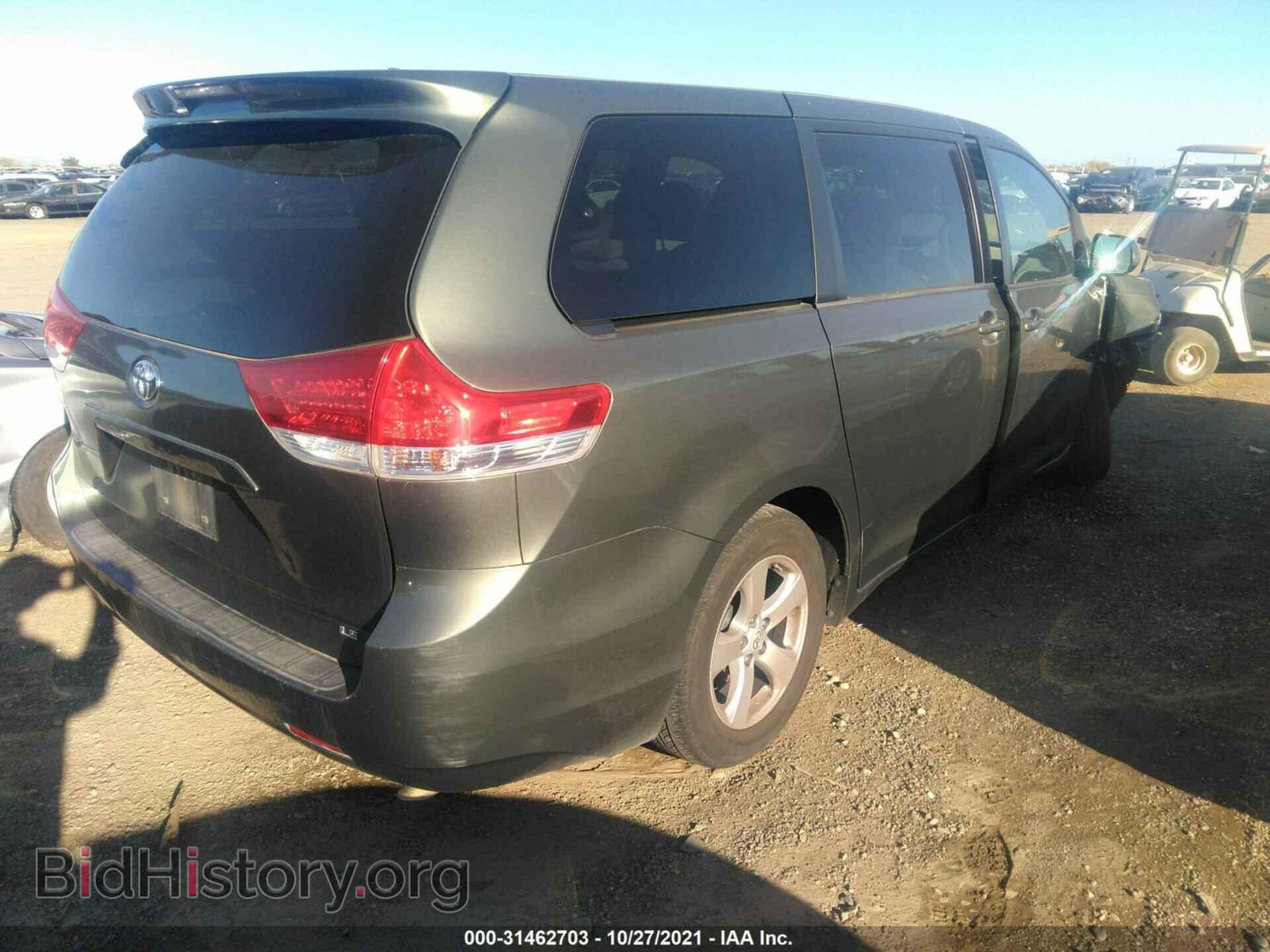 2012 TOYOTA SIENNA - VIN: 5TDKA3DC6CS014904 - Фото 4
