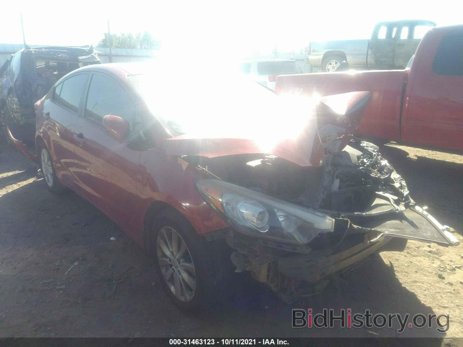 Photo KNAFX4A66E5215308 - KIA FORTE 2014