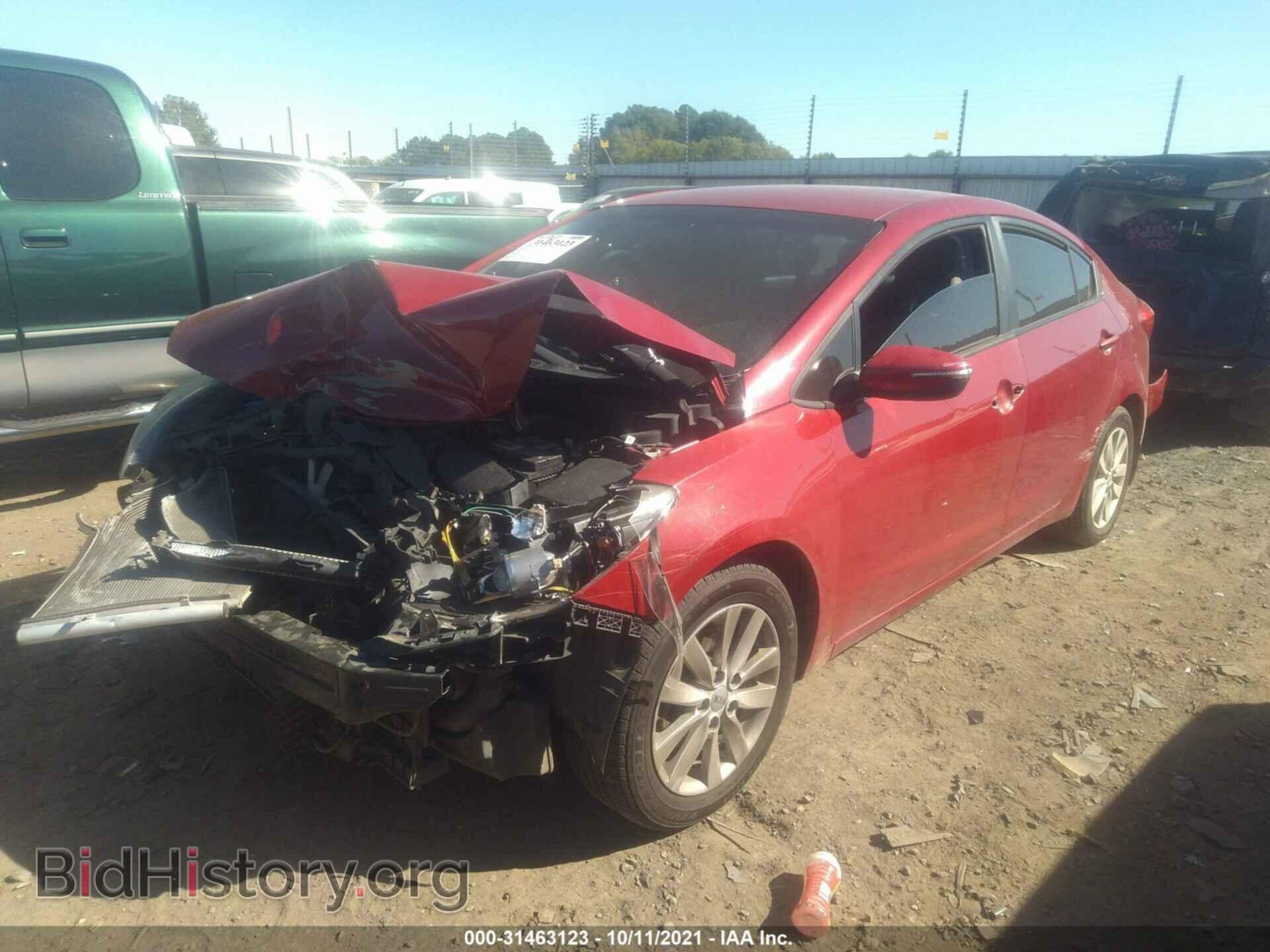2014 KIA FORTE - VIN: KNAFX4A66E5215308 - Фото 2