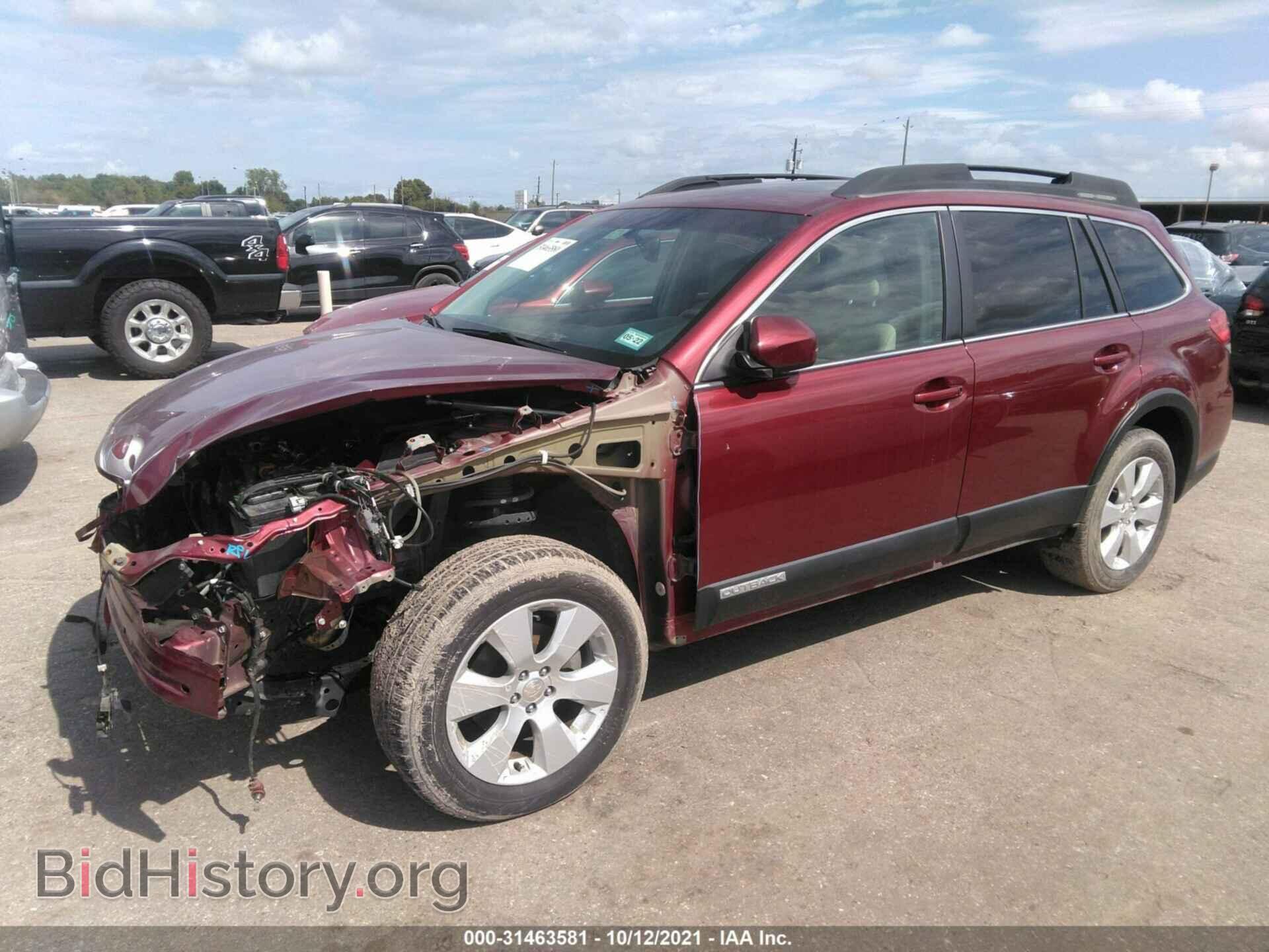 2011 SUBARU OUTBACK - VIN: 4S4BRCKC8B3310210 - Фото 2