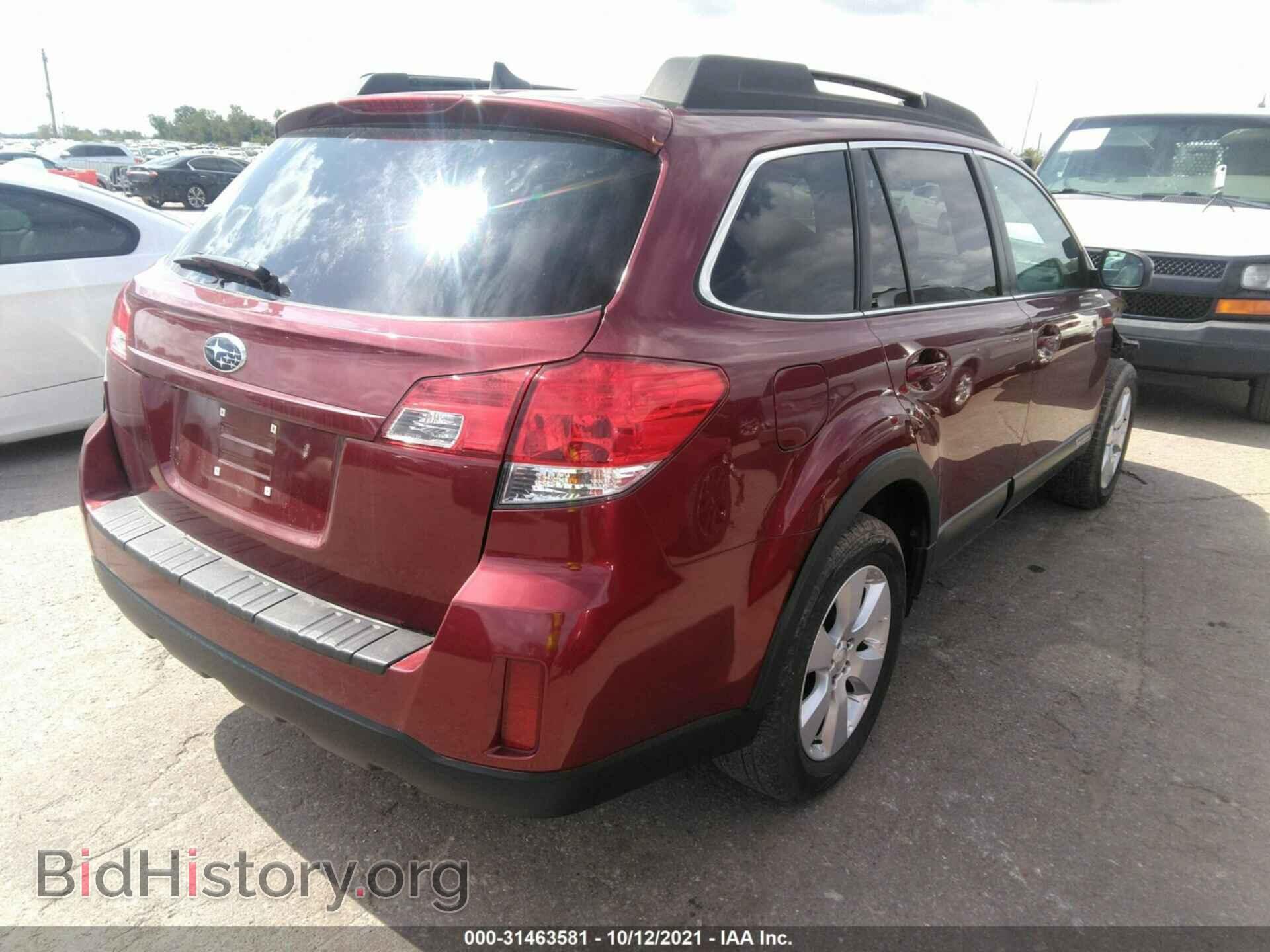 2011 SUBARU OUTBACK - VIN: 4S4BRCKC8B3310210 - Фото 4