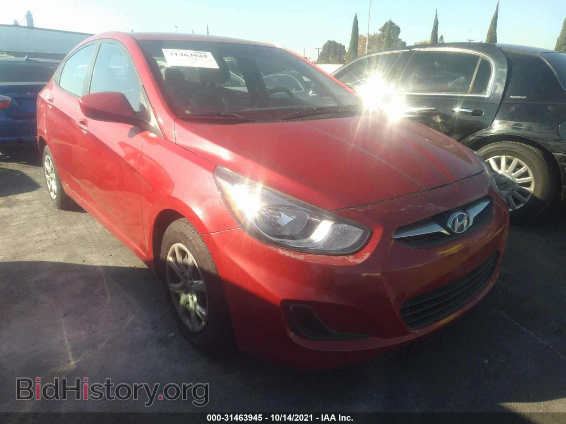 Photo KMHCT4AE7DU537142 - HYUNDAI ACCENT 2013