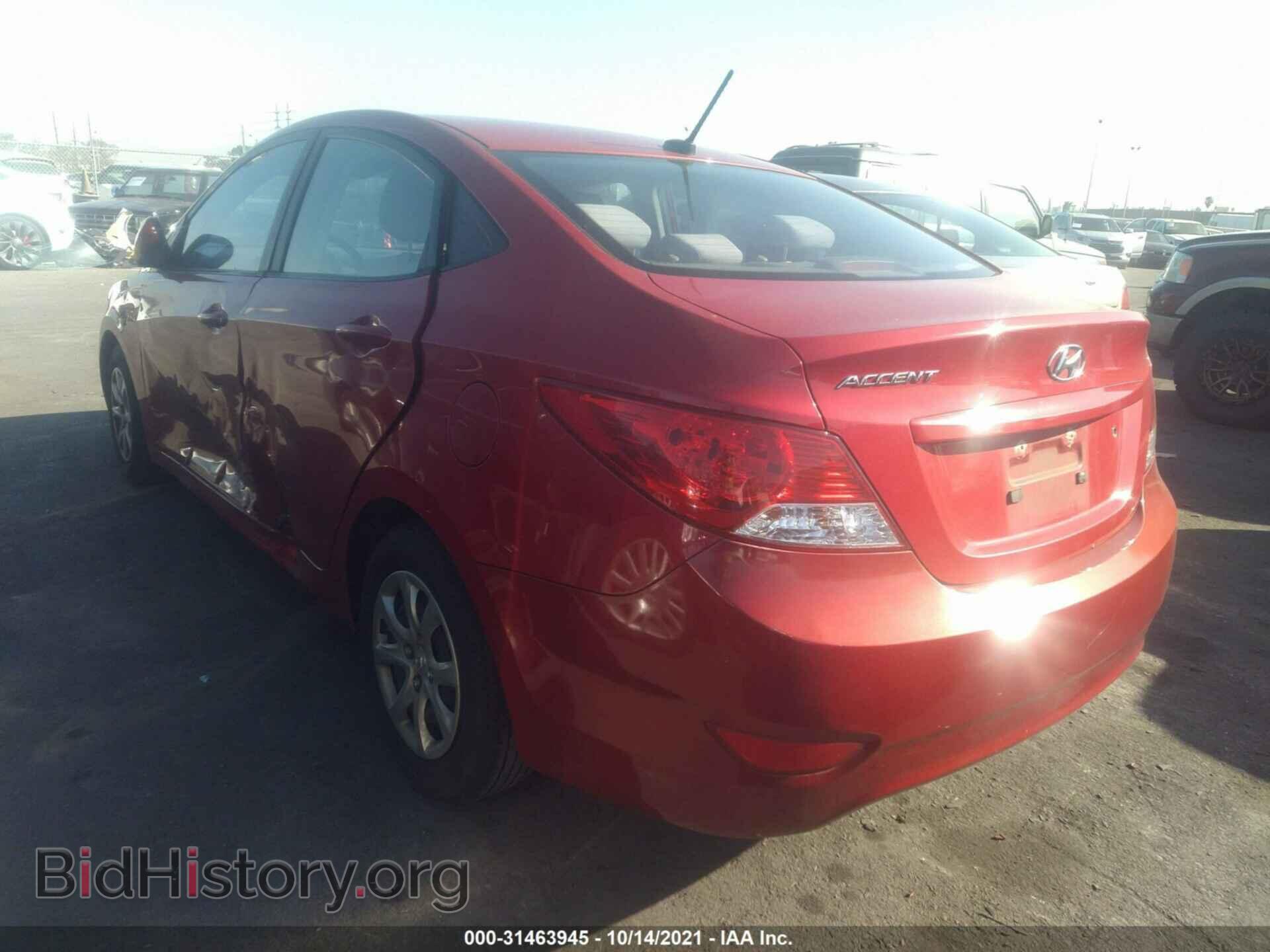 2013 HYUNDAI ACCENT - VIN: KMHCT4AE7DU537142 - Фото 3