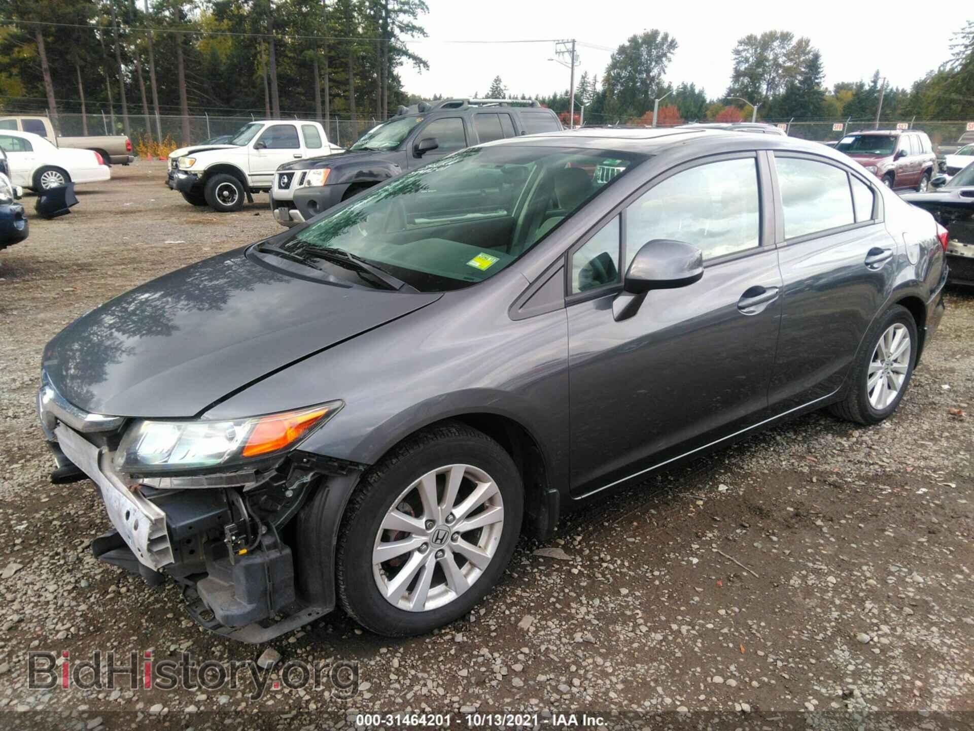 2012 HONDA CIVIC SDN - VIN: 2HGFB2F85CH573281 - Фото 2