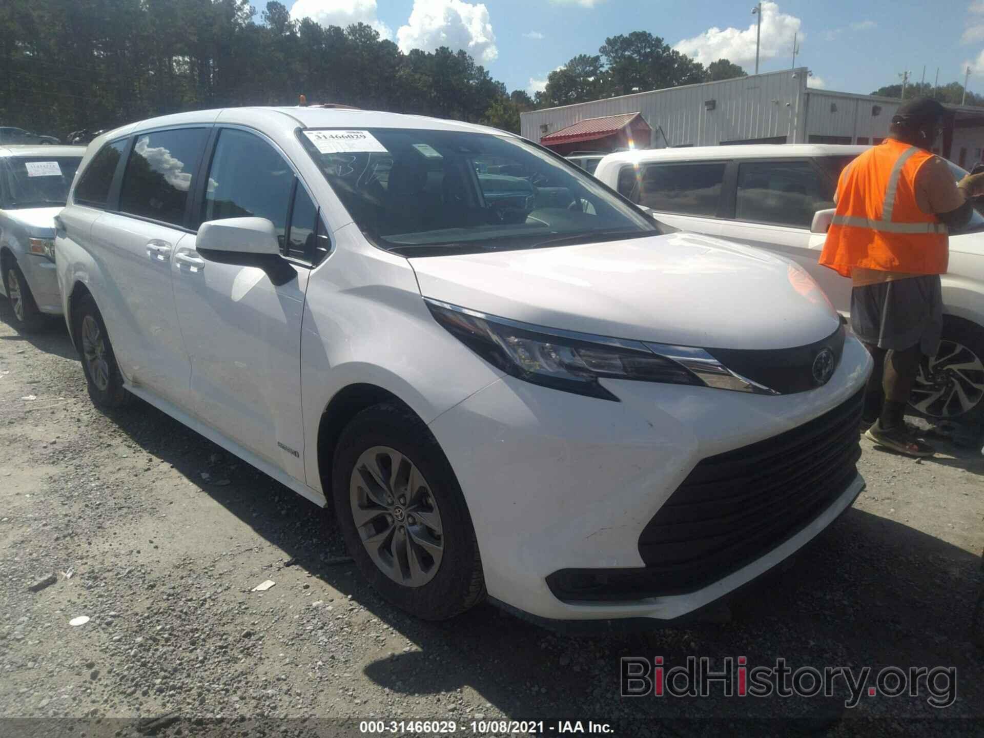 Photo 5TDKRKEC7MS014865 - TOYOTA SIENNA 2021