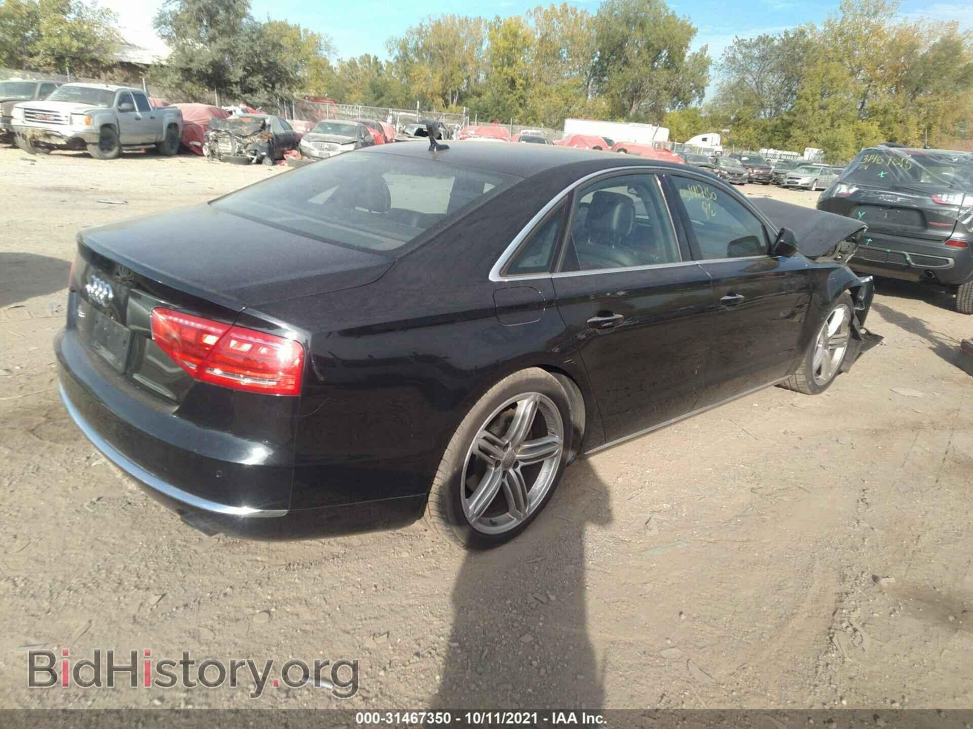 2013 AUDI A8 - VIN: WAUAGAFD1DN016276 - Фото 4