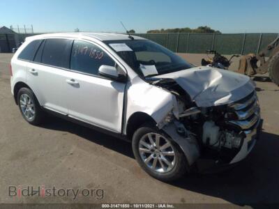 2014 Ford EDGE SEL, белый — VIN 2FMDK4JC3EBB30562, IAAI
