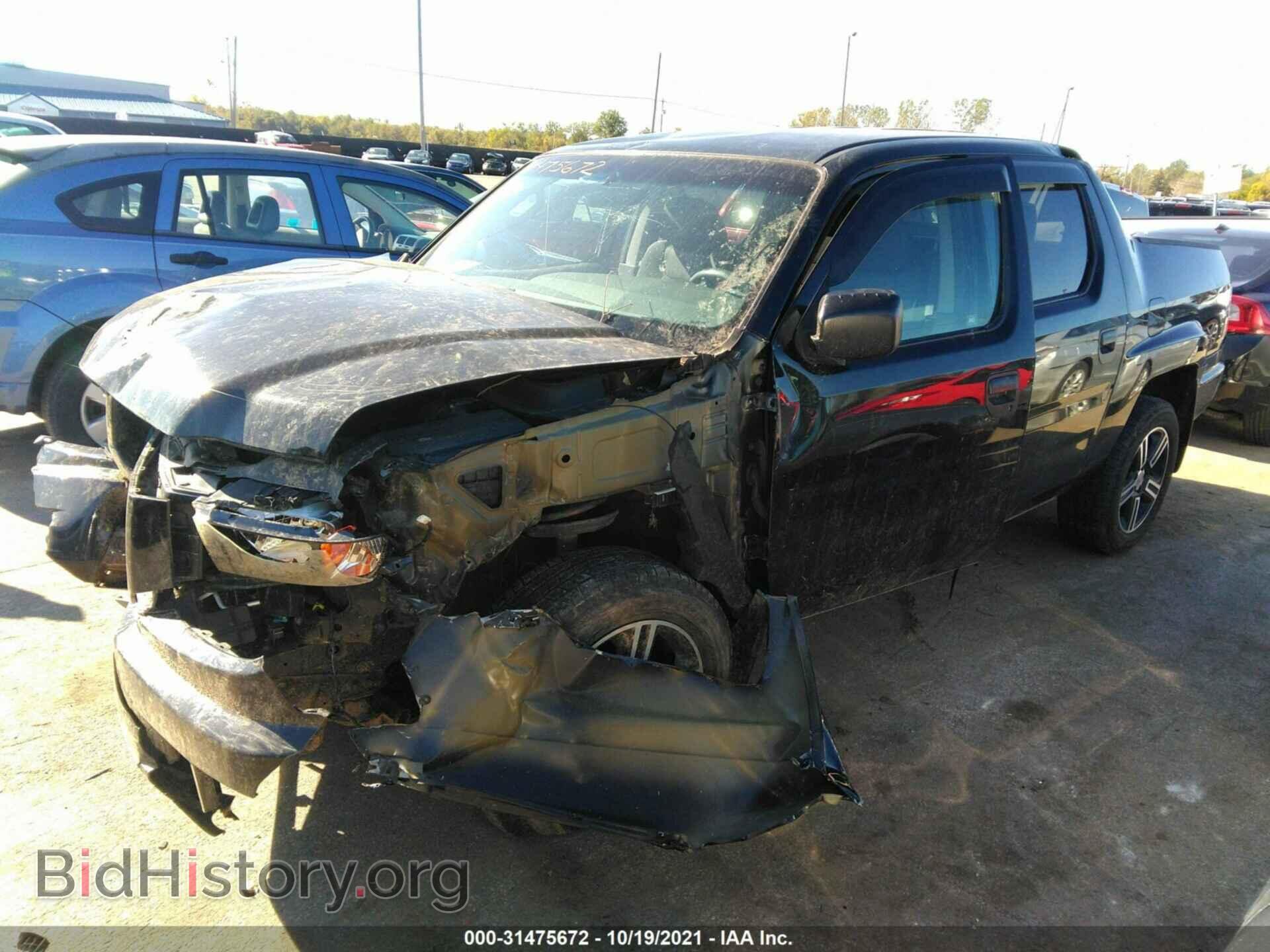 2012 HONDA RIDGELINE - VIN: 5FPYK1F73CB001843 - Фото 2