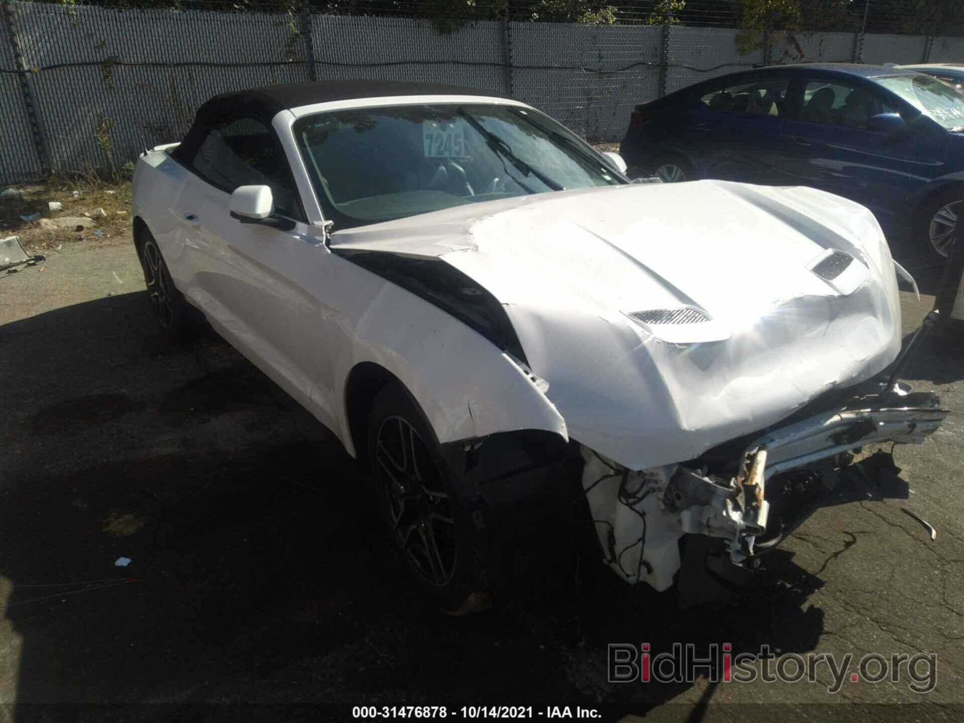 Photo 1FATP8UHXL5147141 - FORD MUSTANG 2020