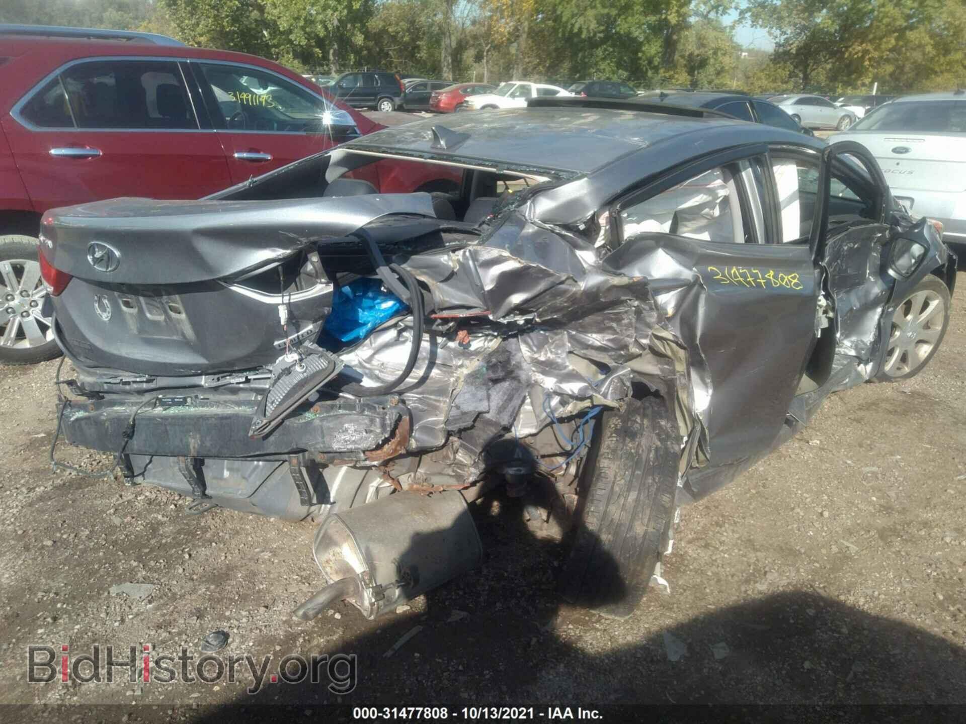 2012 HYUNDAI ELANTRA - VIN: KMHDH4AE9CU319921 - Фото 6