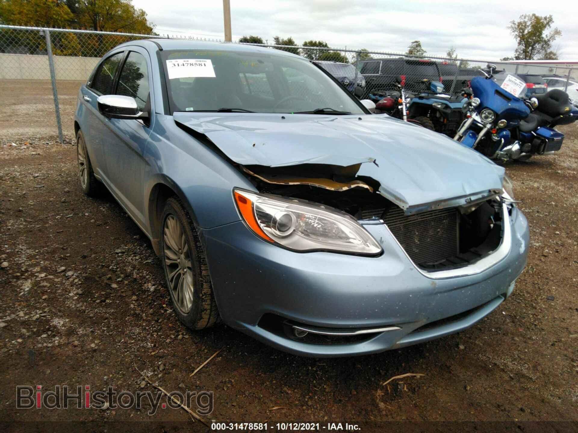 Фотография 1C3CCBCB6CN308539 - CHRYSLER 200 2012