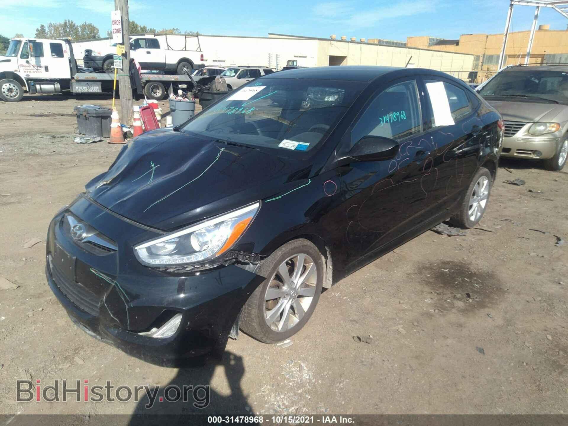 2014 HYUNDAI ACCENT - VIN: KMHCU4AE4EU612622 - Фото 2