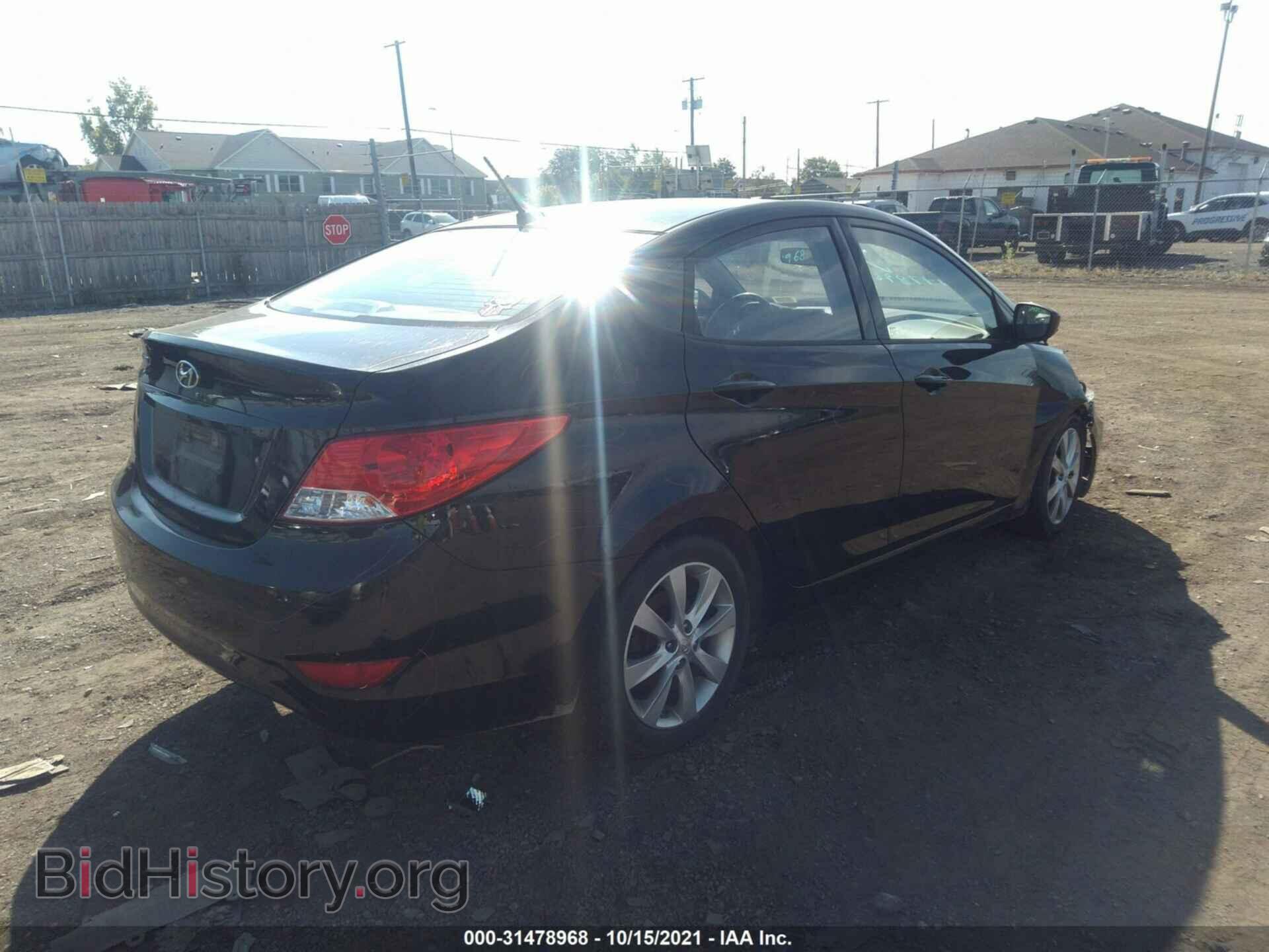 2014 HYUNDAI ACCENT - VIN: KMHCU4AE4EU612622 - Фото 4