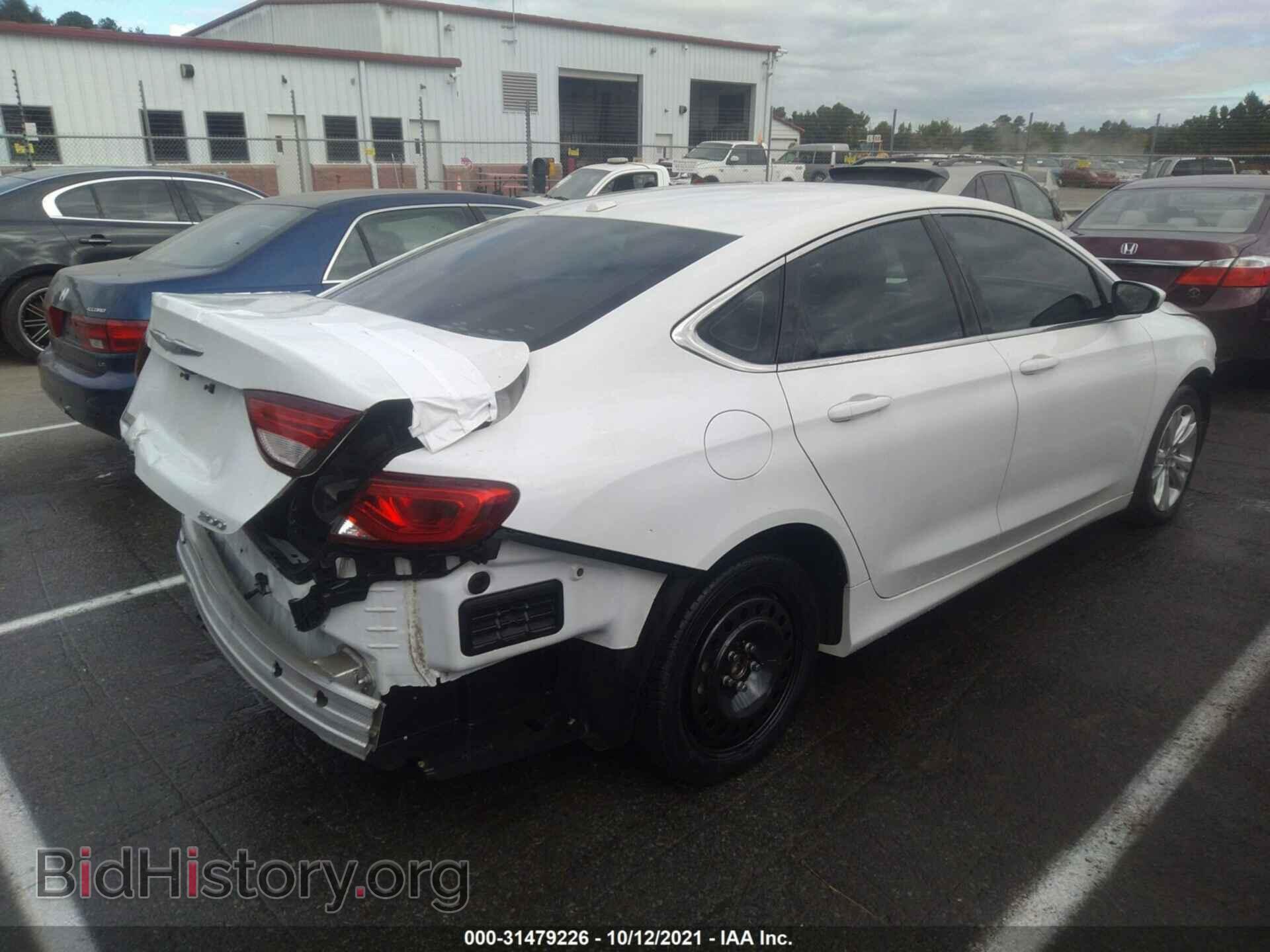 2015 CHRYSLER 200 - VIN: 1C3CCCAB7FN649834 - Фото 4