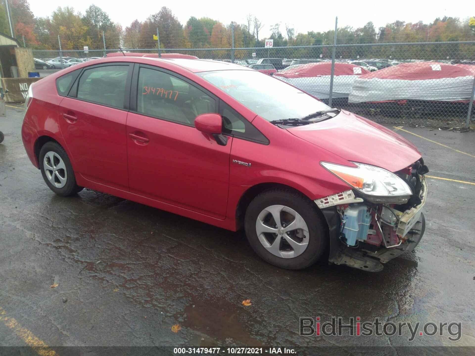 Photo JTDKN3DU2E0380829 - TOYOTA PRIUS 2014