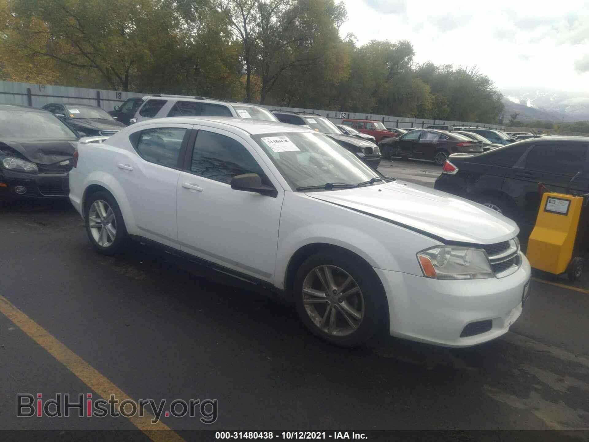 Photo 1C3CDZAG7CN255855 - DODGE AVENGER 2012