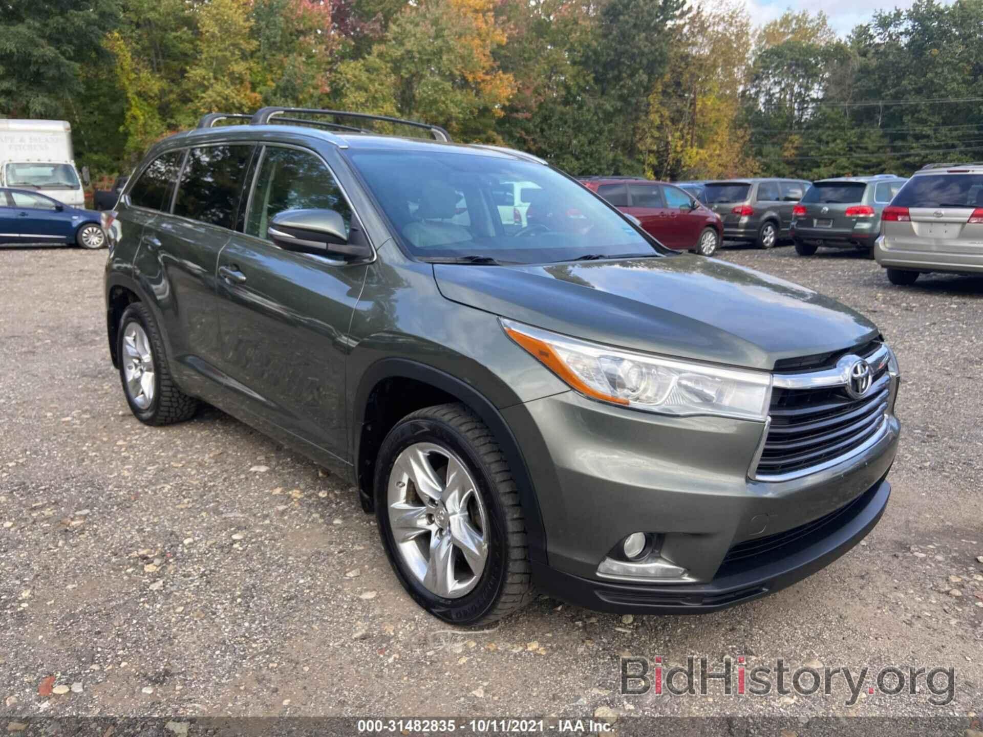 Photo 5TDDKRFH4ES029289 - TOYOTA HIGHLANDER 2014