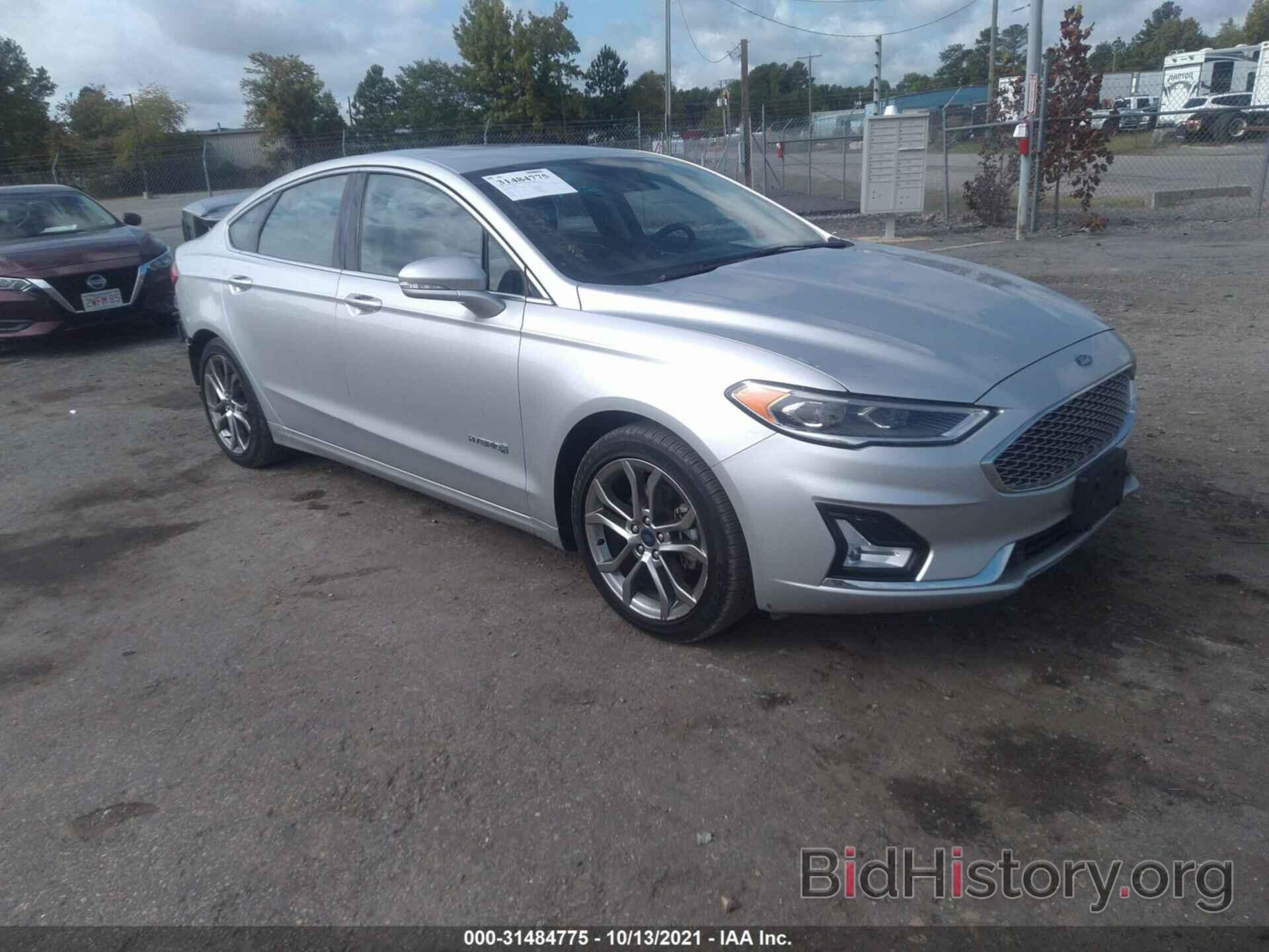 Photo 3FA6P0RU0KR190922 - FORD FUSION HYBRID 2019