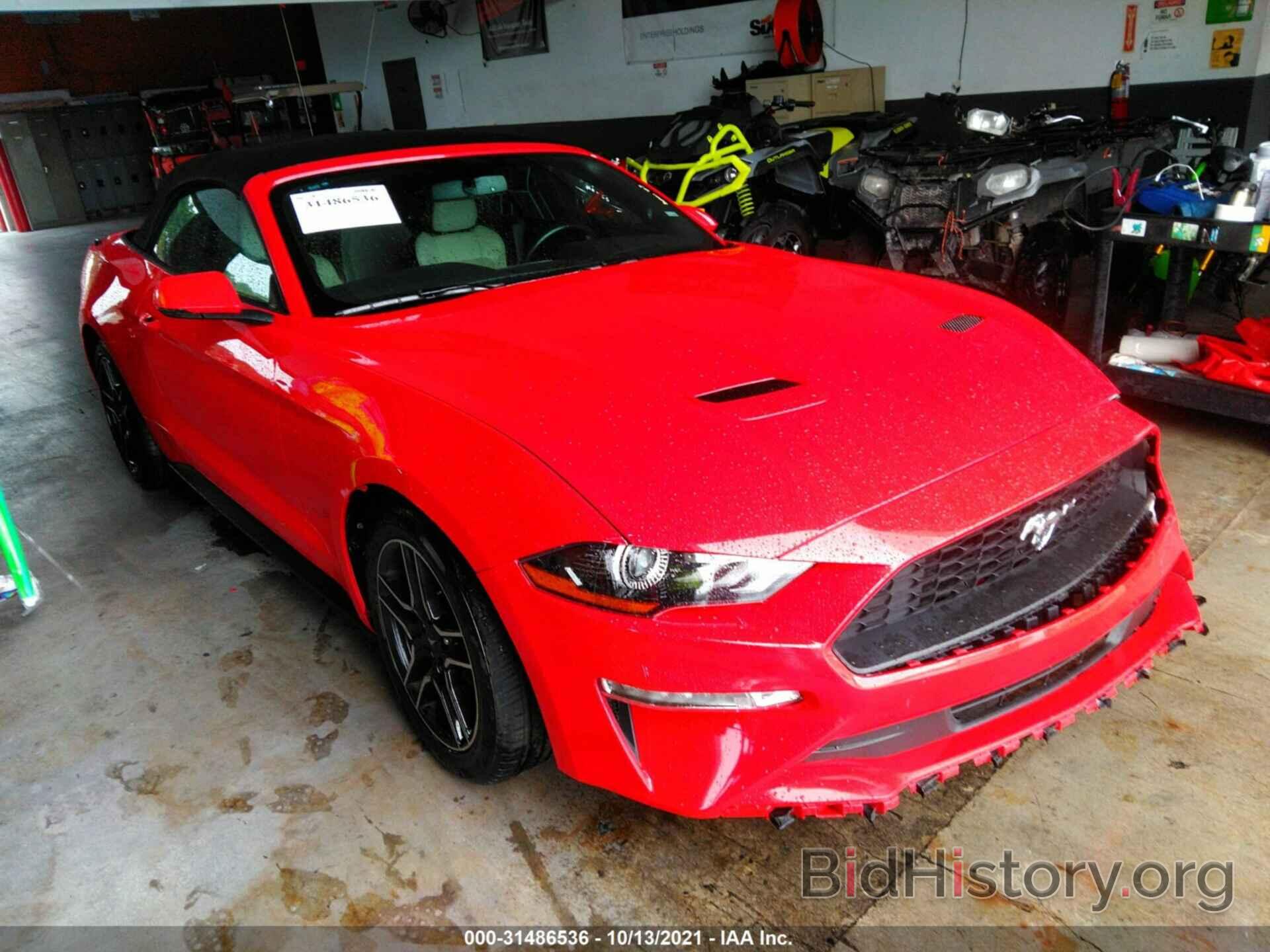 Photo 1FATP8UH3L5120587 - FORD MUSTANG 2020