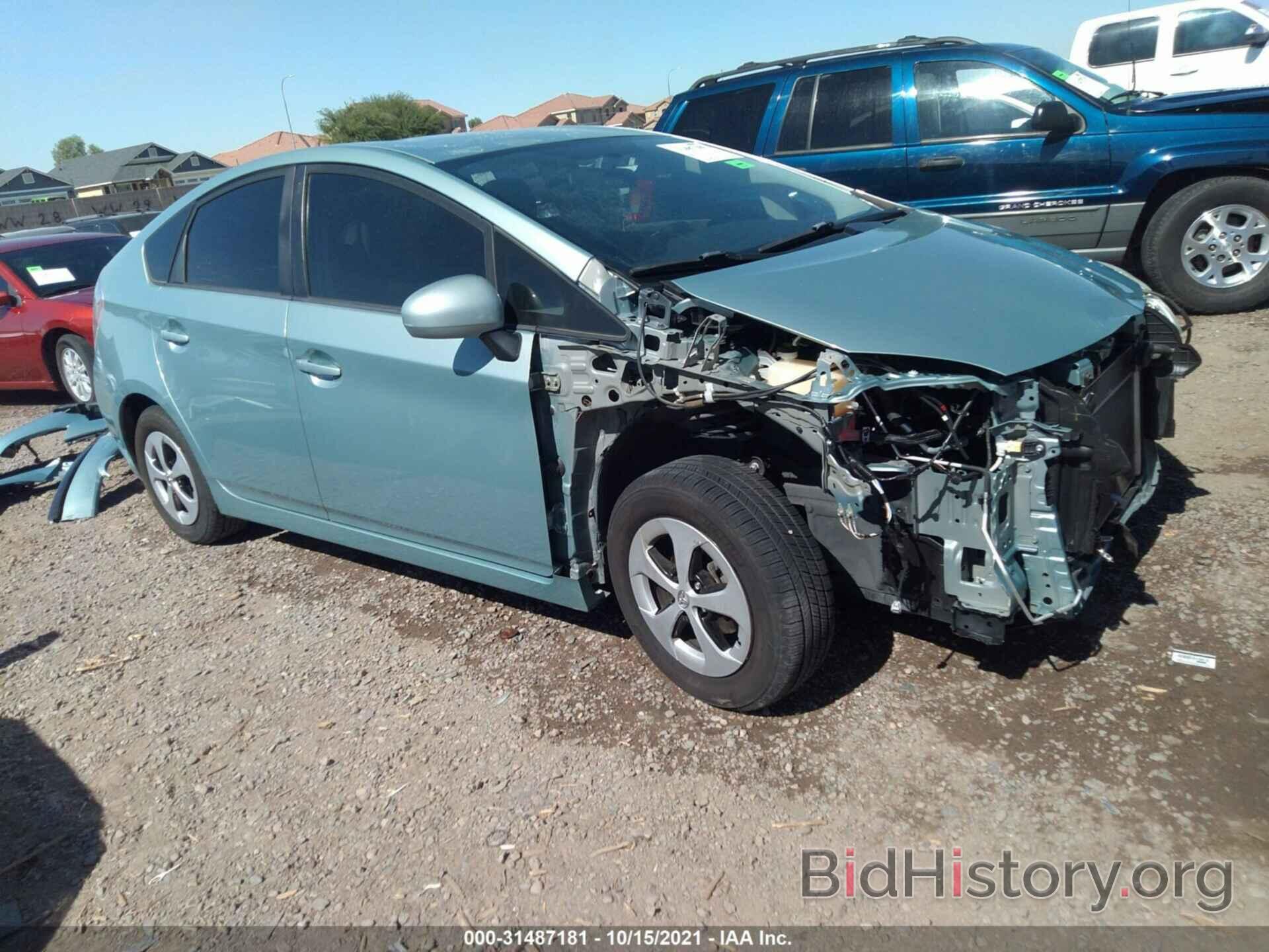 Photo JTDKN3DU1E1739923 - TOYOTA PRIUS 2014