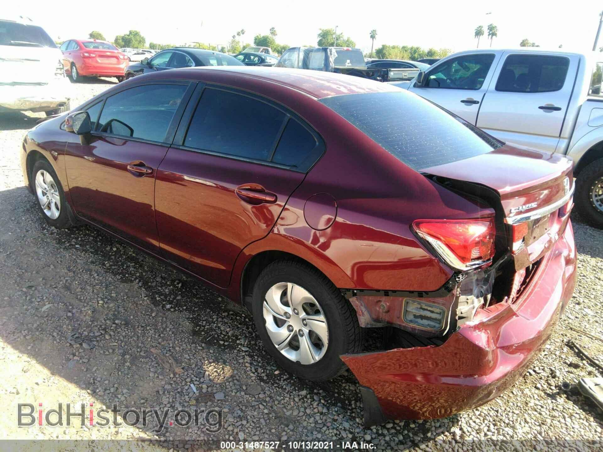 2013 HONDA CIVIC SDN - VIN: 2HGFB2F56DH599721 - Фото 3