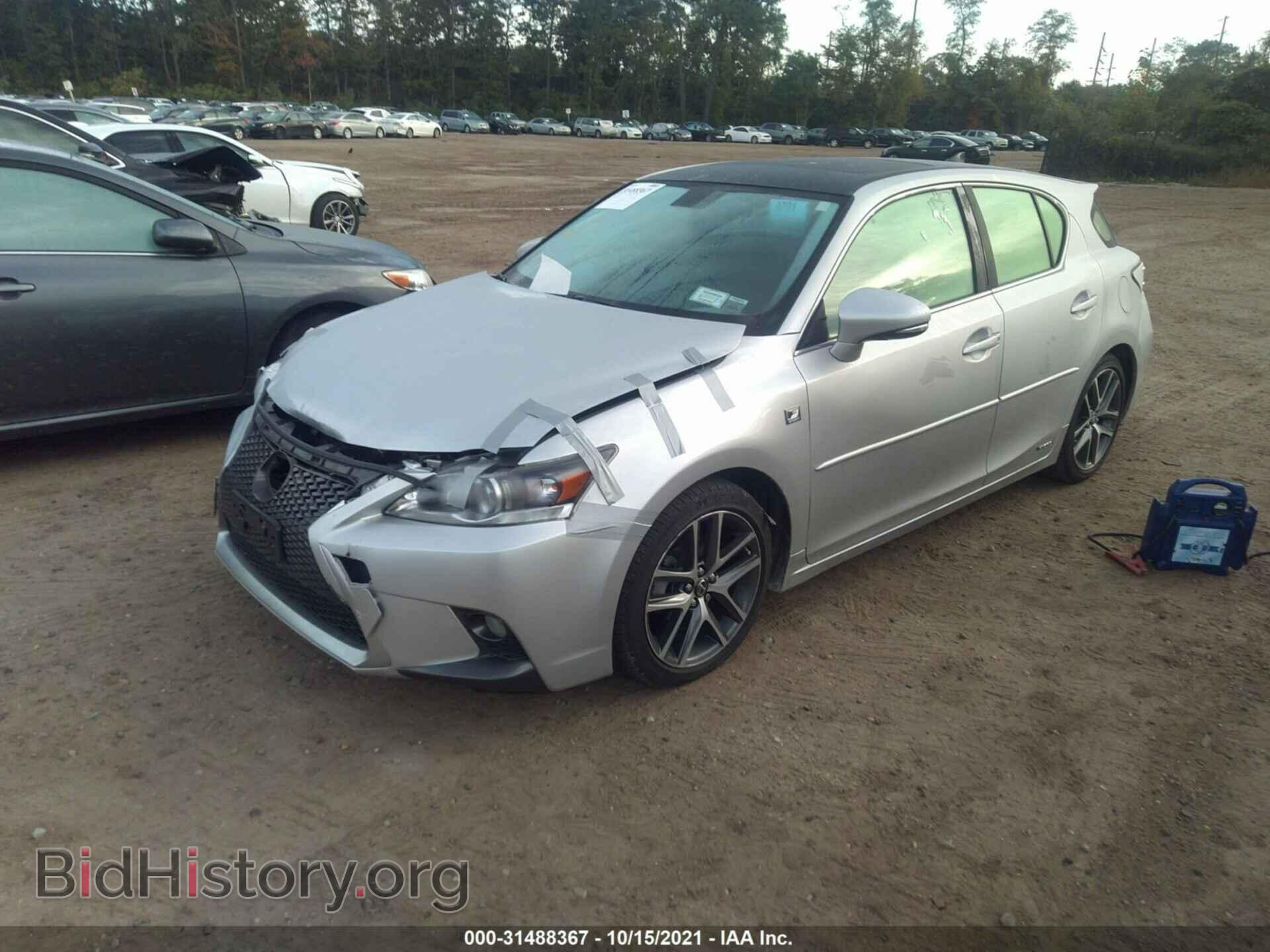 2014 LEXUS CT 200H - VIN: JTHKD5BHXE2191272 - Фото 2