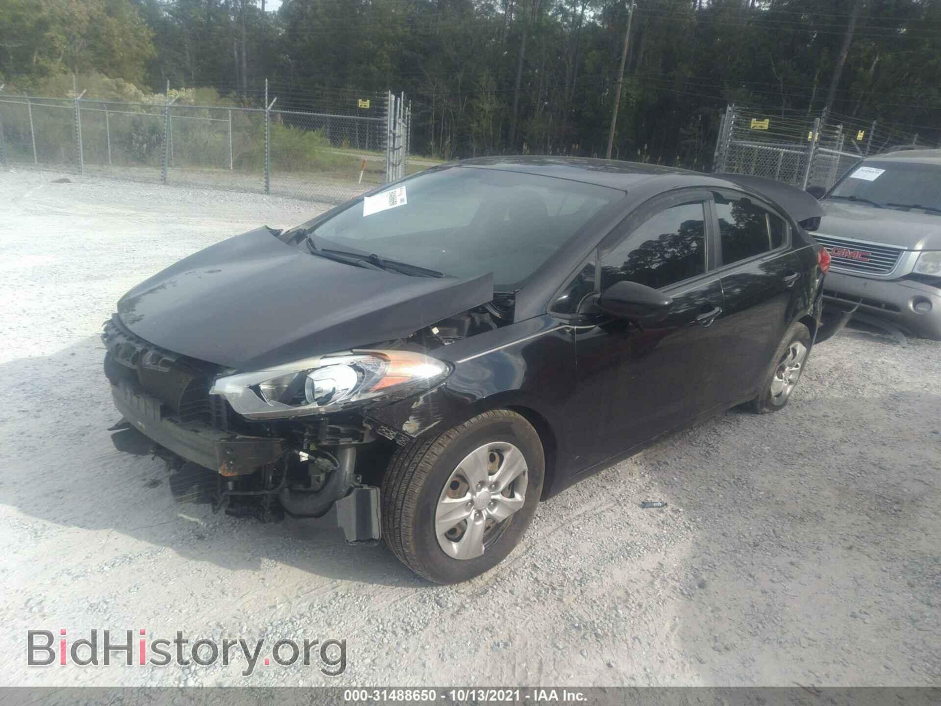 2016 KIA FORTE - VIN: KNAFK4A64G5459850 - Фото 2