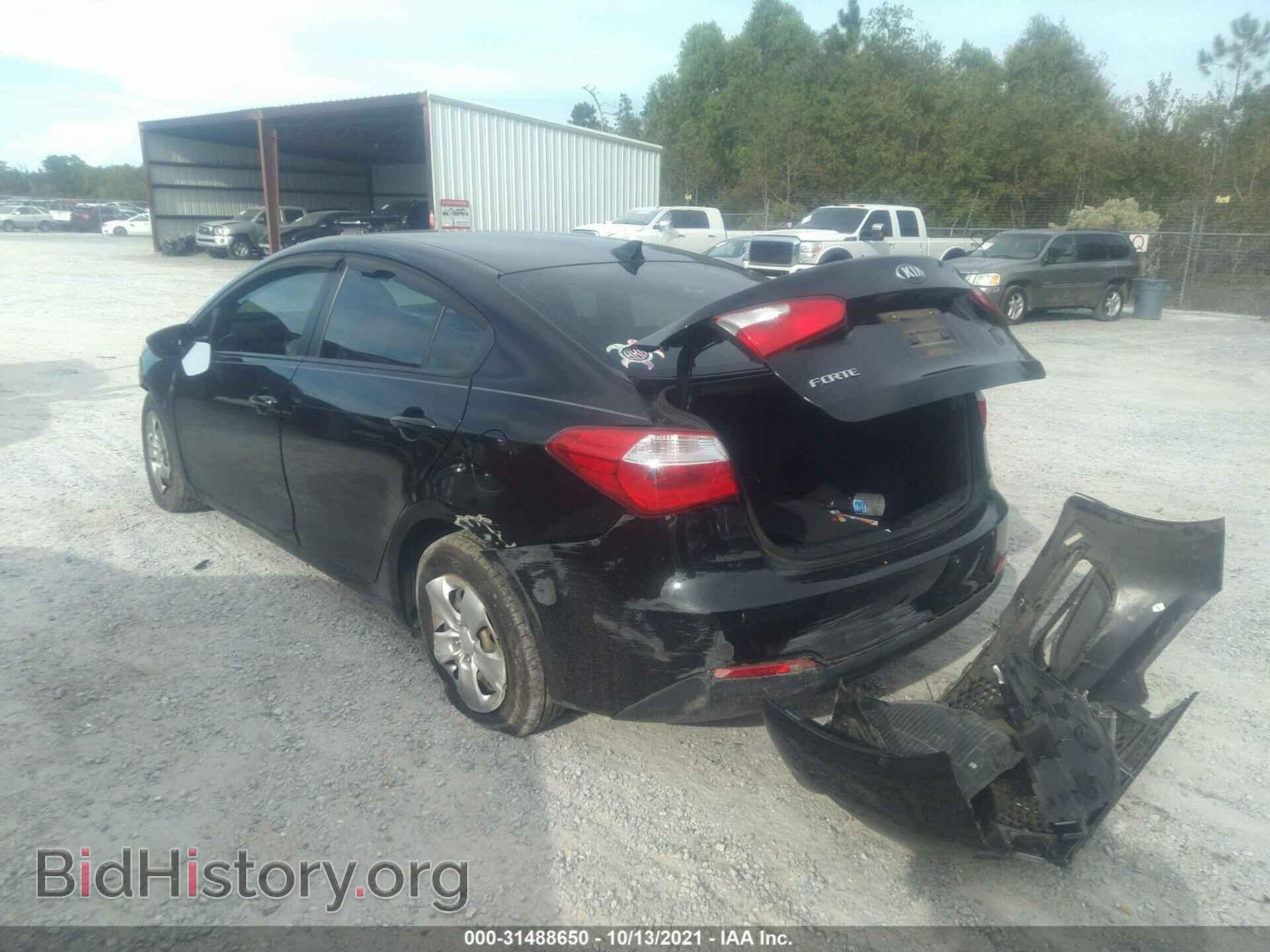 2016 KIA FORTE - VIN: KNAFK4A64G5459850 - Фото 3