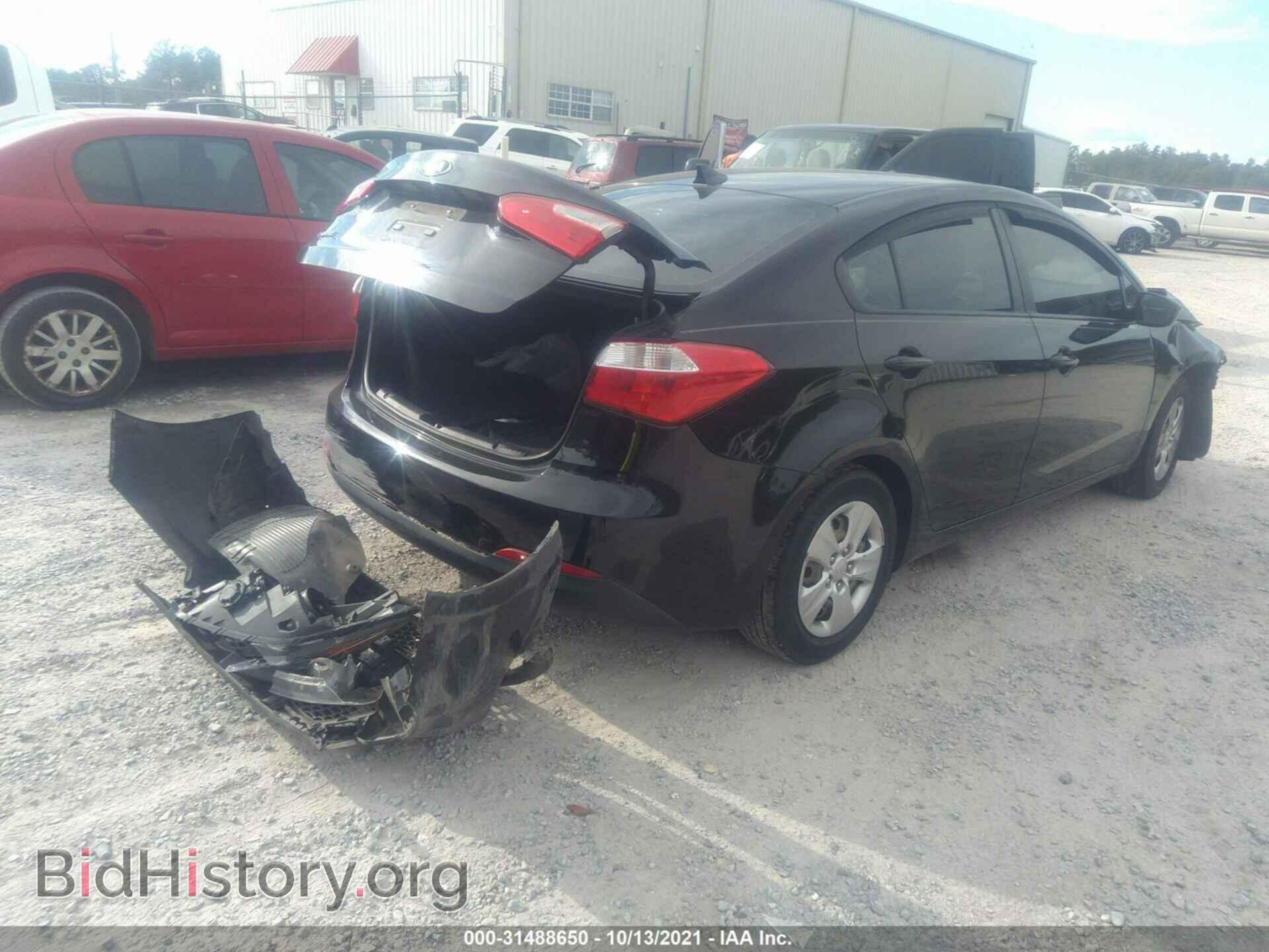 2016 KIA FORTE - VIN: KNAFK4A64G5459850 - Фото 4