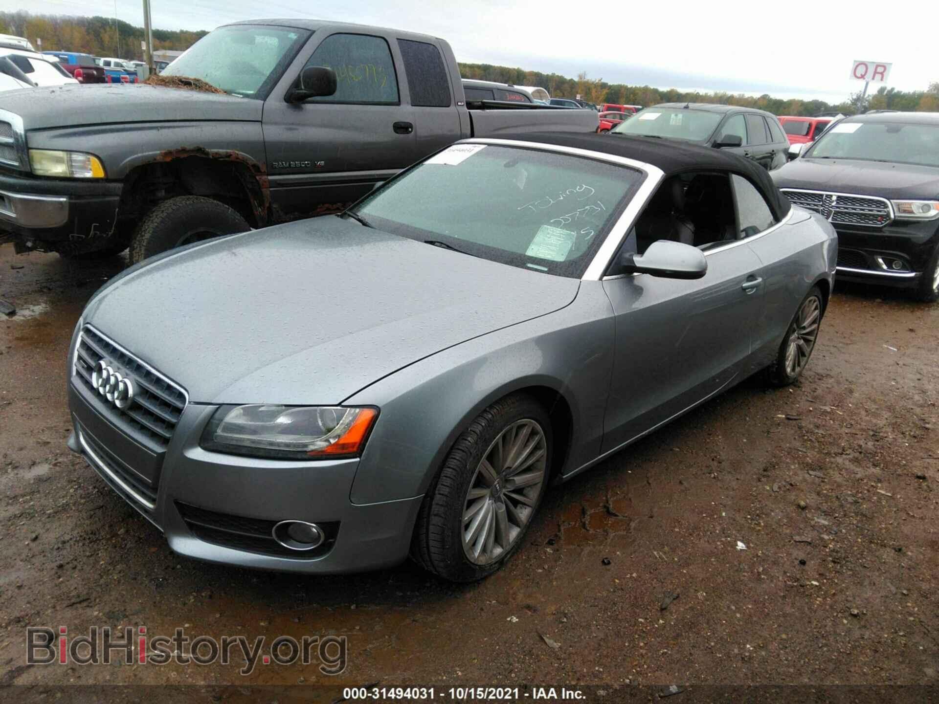 2010 AUDI A5 - VIN: WAULFAFH6AN007731 - Фото 2