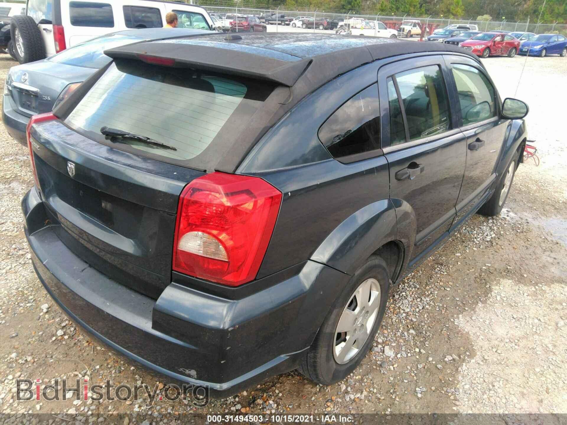2007 DODGE CALIBER - VIN: 1B3HB28B07D306618 - Фото 4