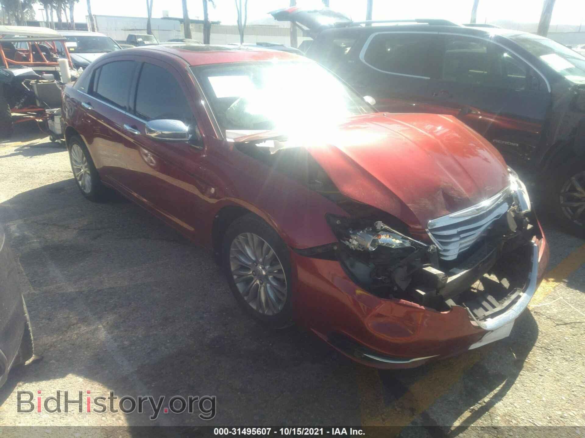 Фотография 1C3CCBCG0CN108378 - CHRYSLER 200 2012