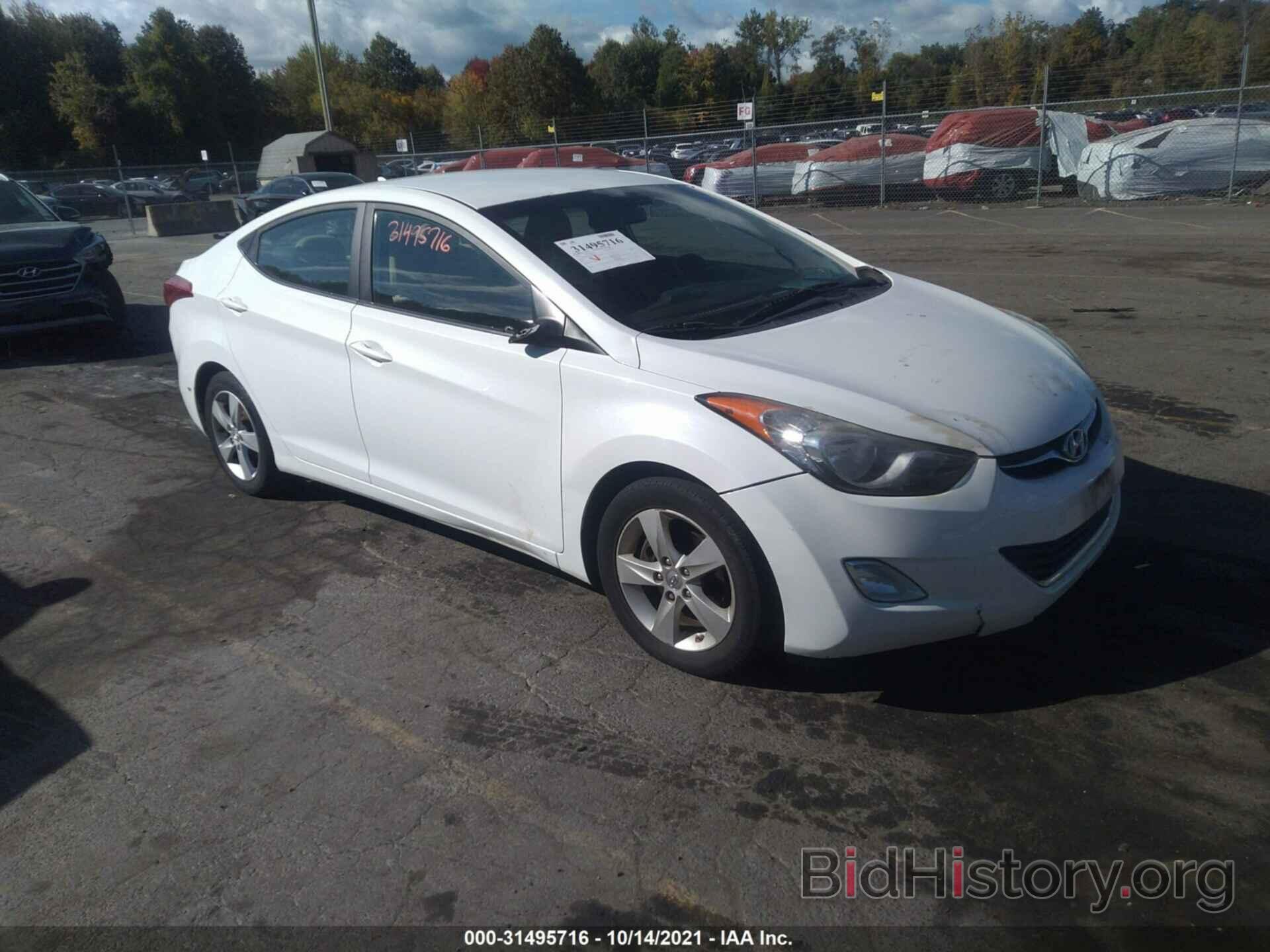 Photo 5NPDH4AE5CH116801 - HYUNDAI ELANTRA 2012