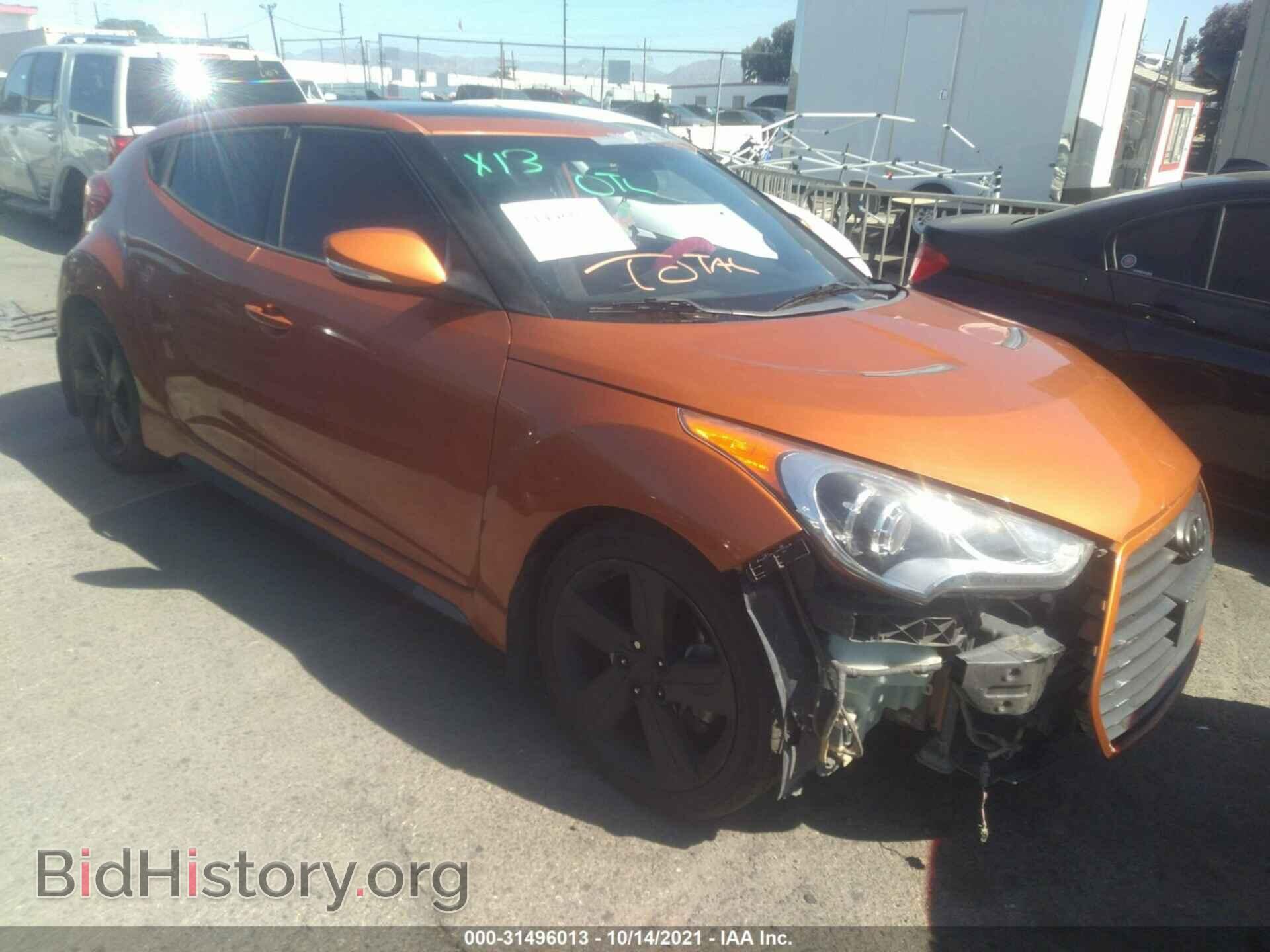 Photo KMHTC6AEXFU222530 - HYUNDAI VELOSTER 2015