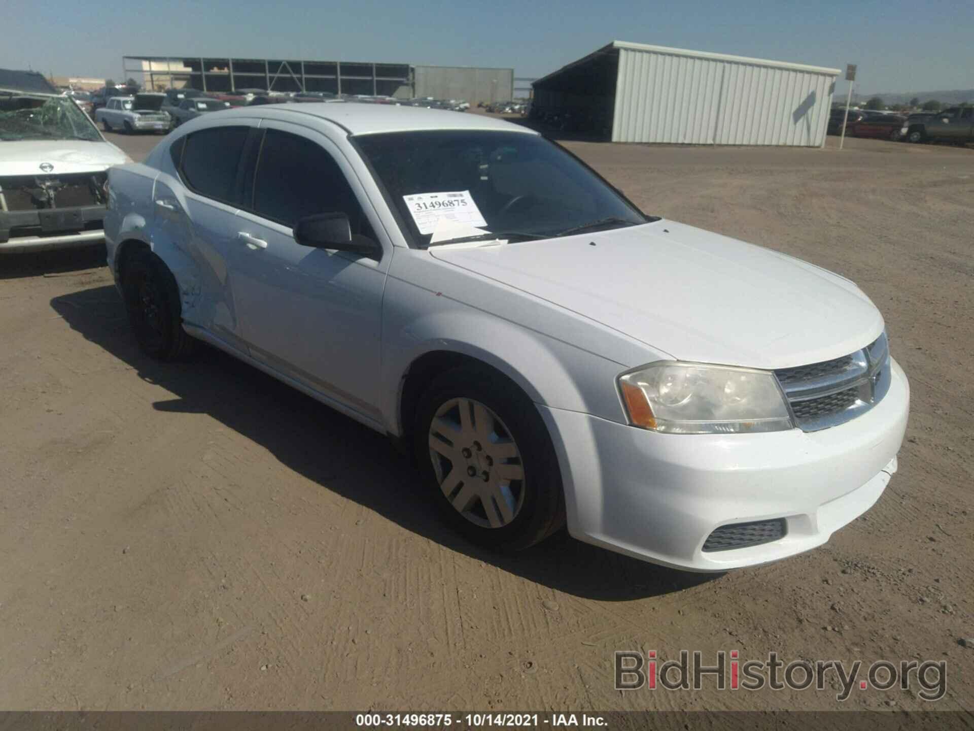 Photo 1C3CDZAB8EN167419 - DODGE AVENGER 2014