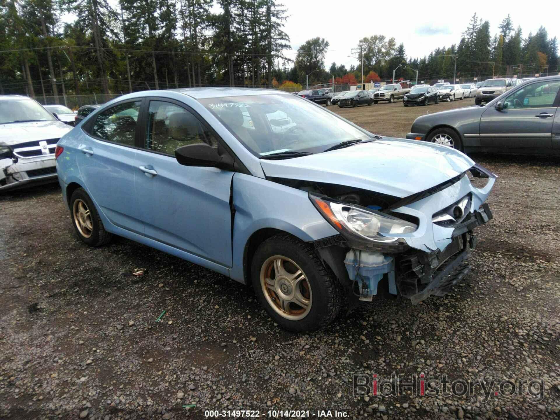 Фотография KMHCT4AE5CU239378 - HYUNDAI ACCENT 2012