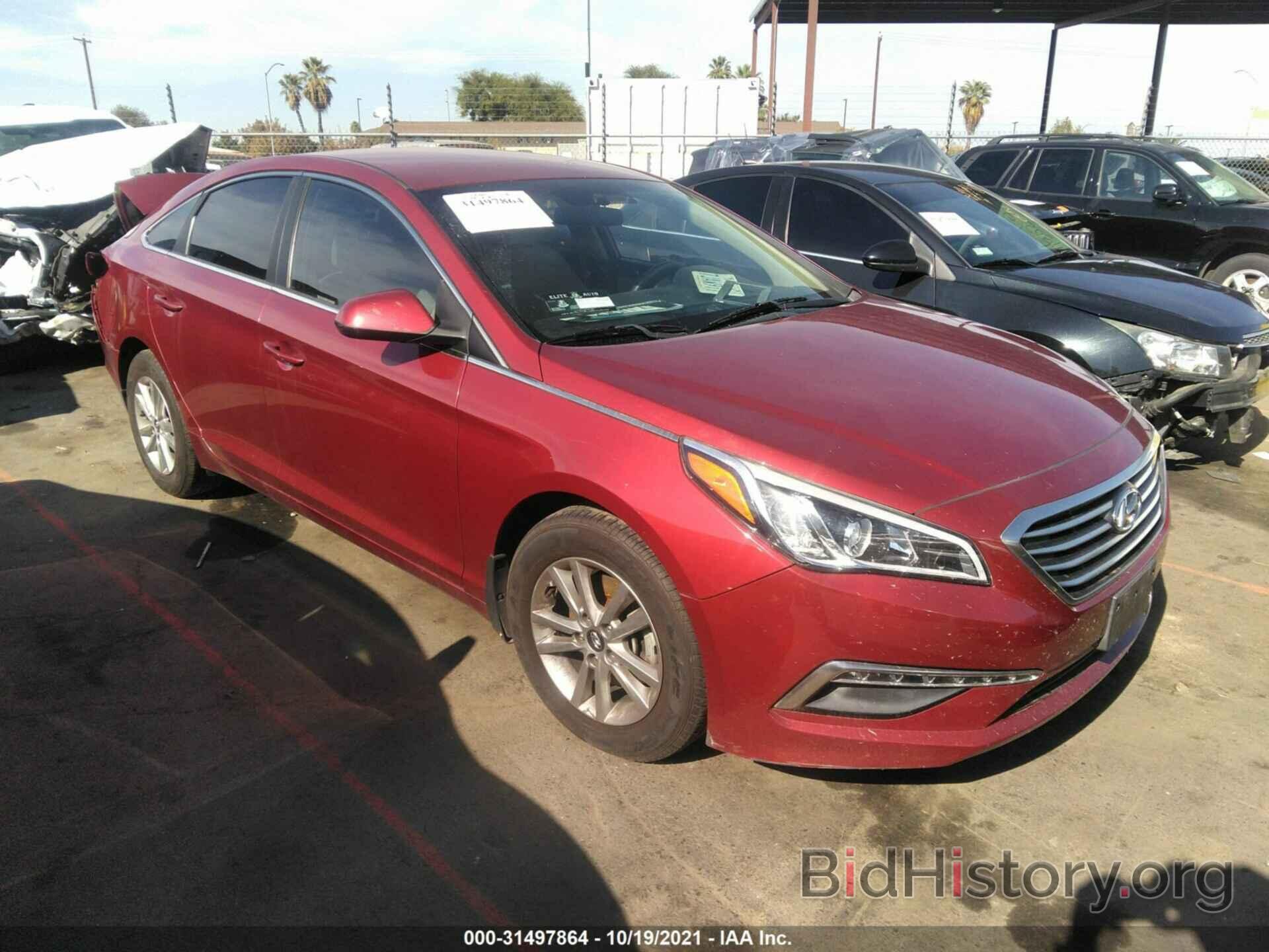 Photo 5NPE24AFXFH136609 - HYUNDAI SONATA 2015