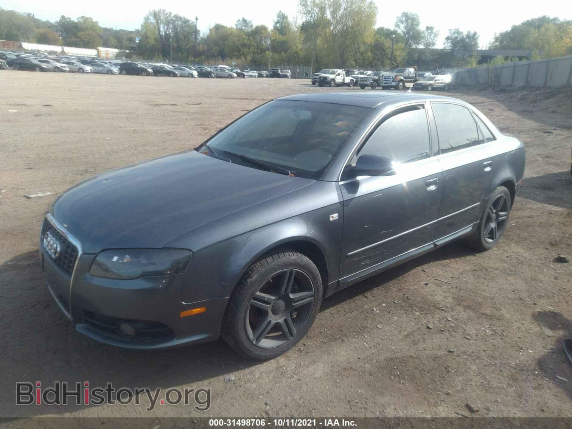 2008 AUDI A4 - VIN: WAUDF78EX8A100358 - Фото 2