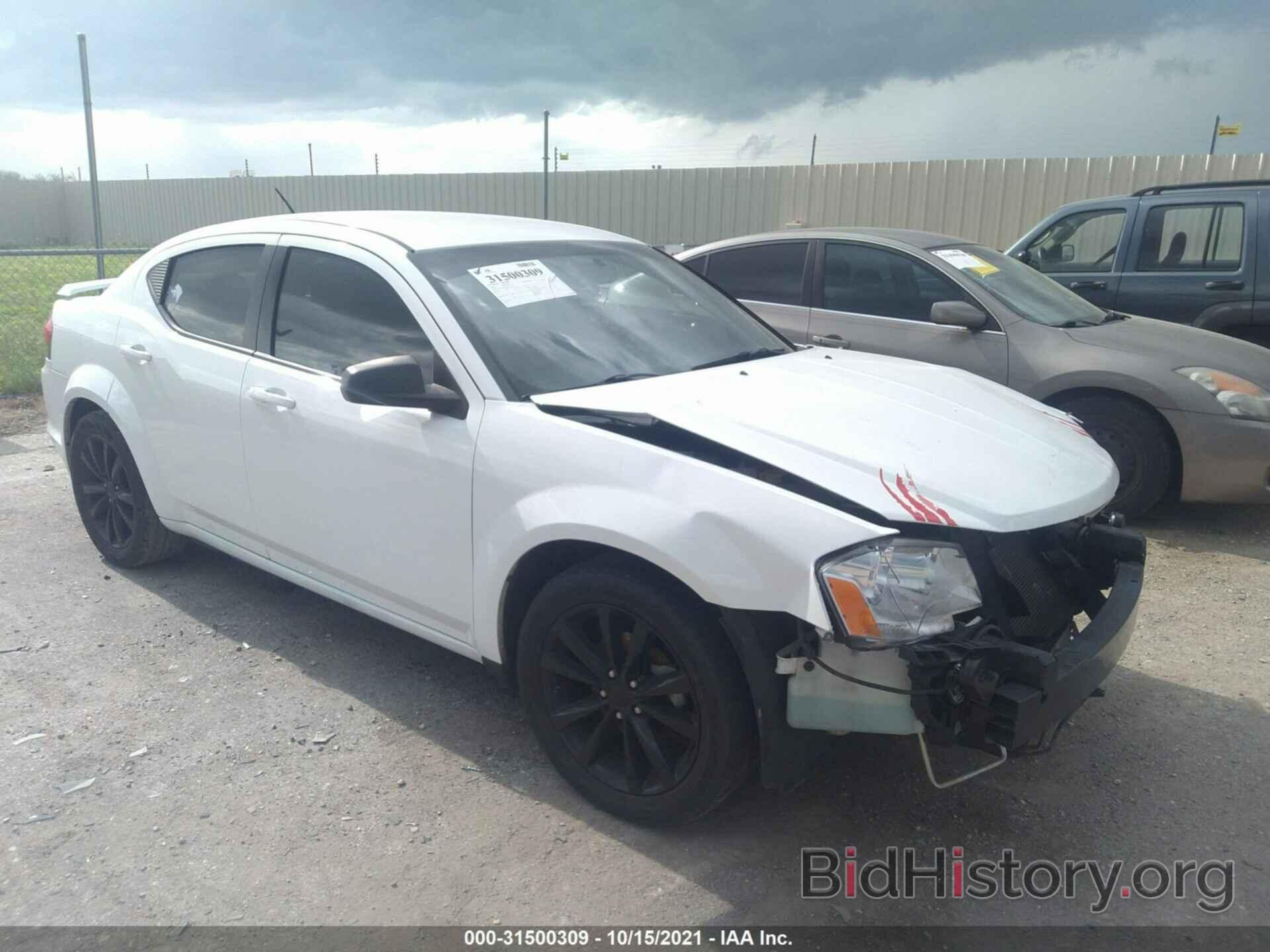 Photo 1C3CDZAB6EN223907 - DODGE AVENGER 2014