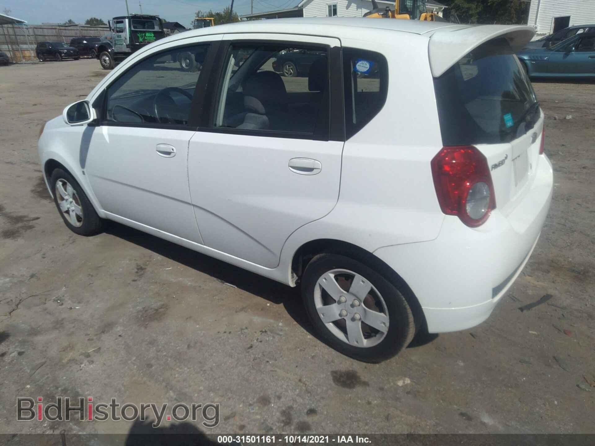 2009 CHEVROLET AVEO - VIN: KL1TD66E99B642040 - Фото 3