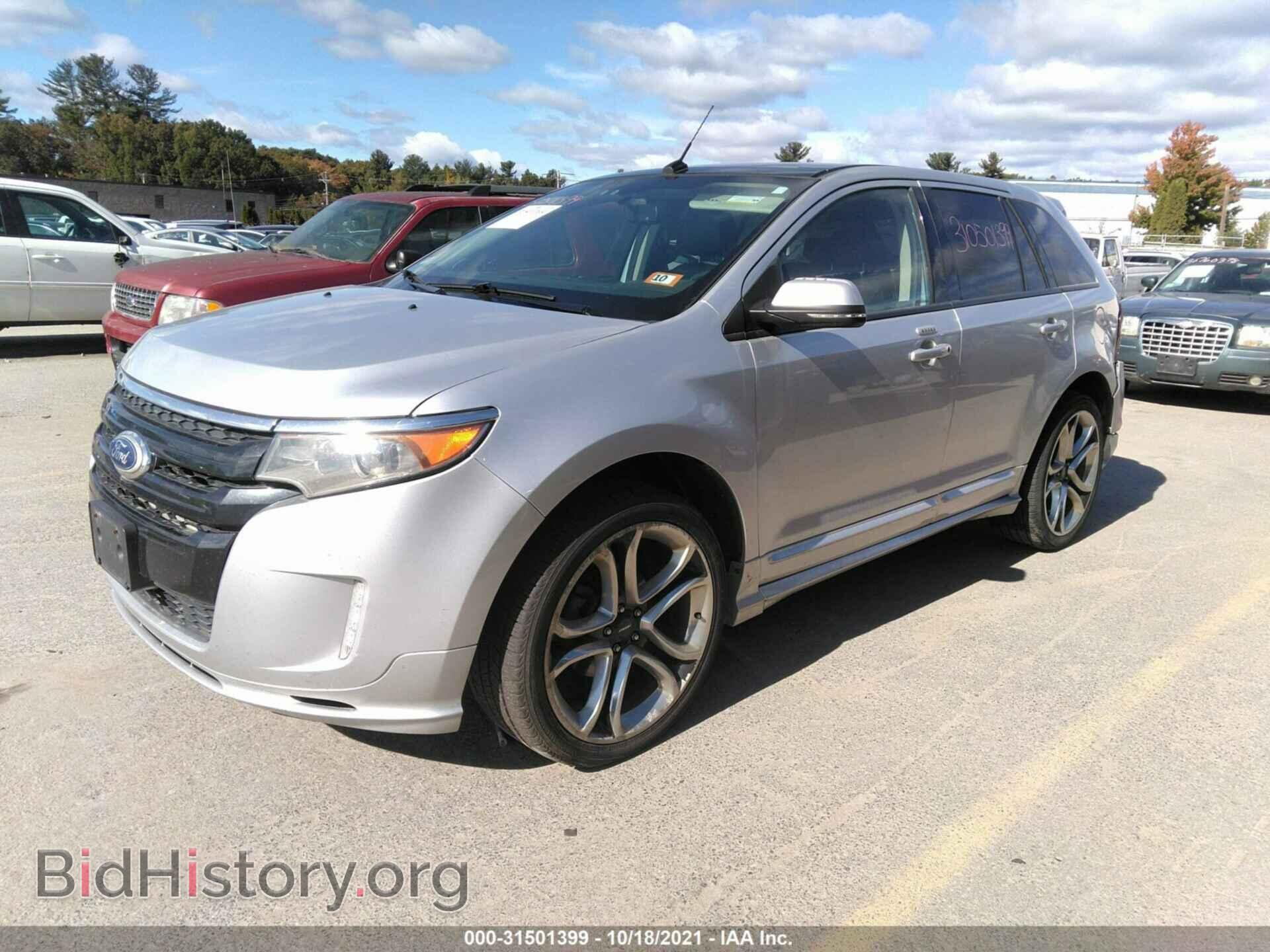 2014 FORD EDGE - VIN: 2FMDK4AK6EBA00623 - Фото 2