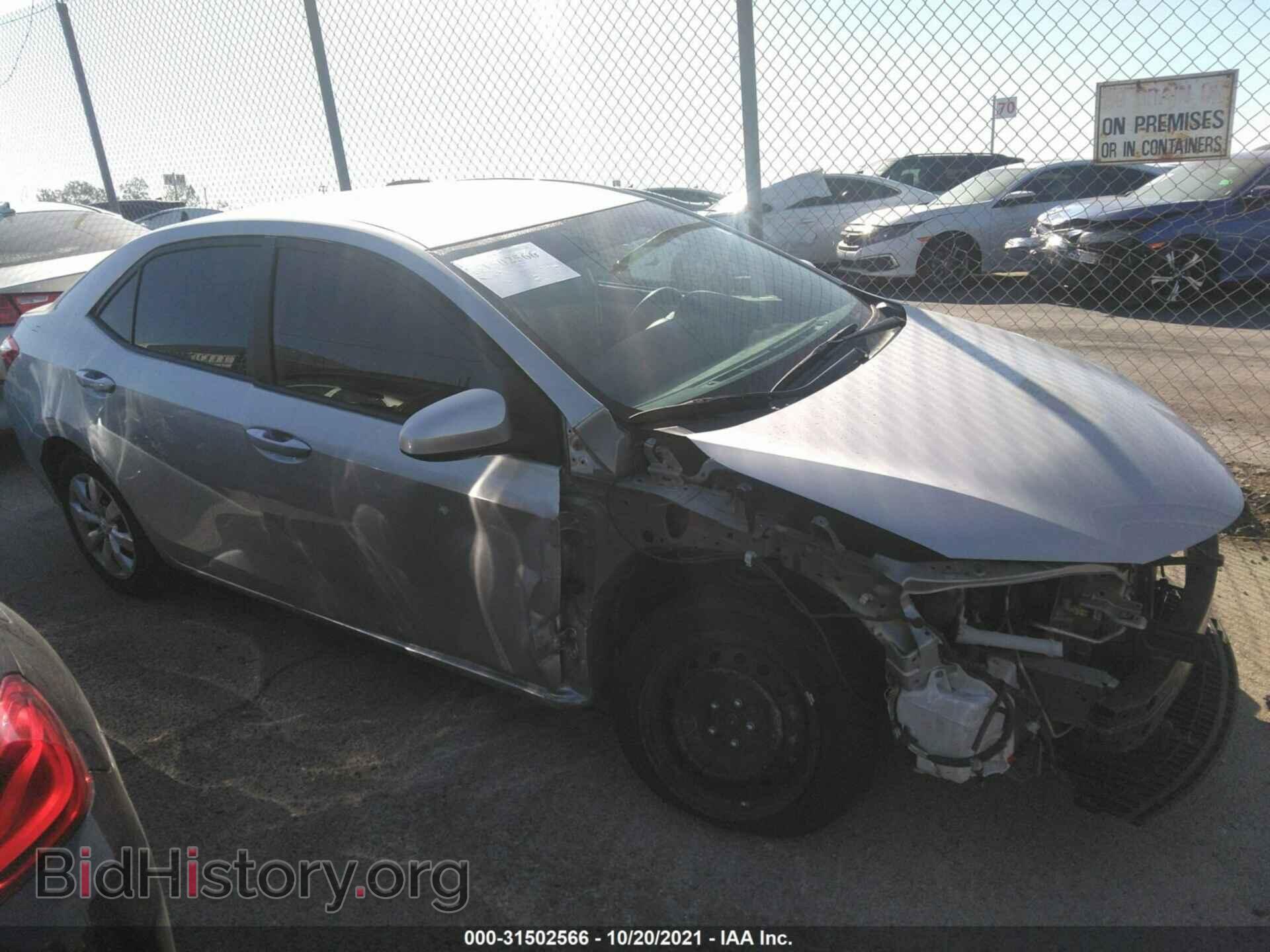 Photo 5YFBURHE4EP152197 - TOYOTA COROLLA 2014