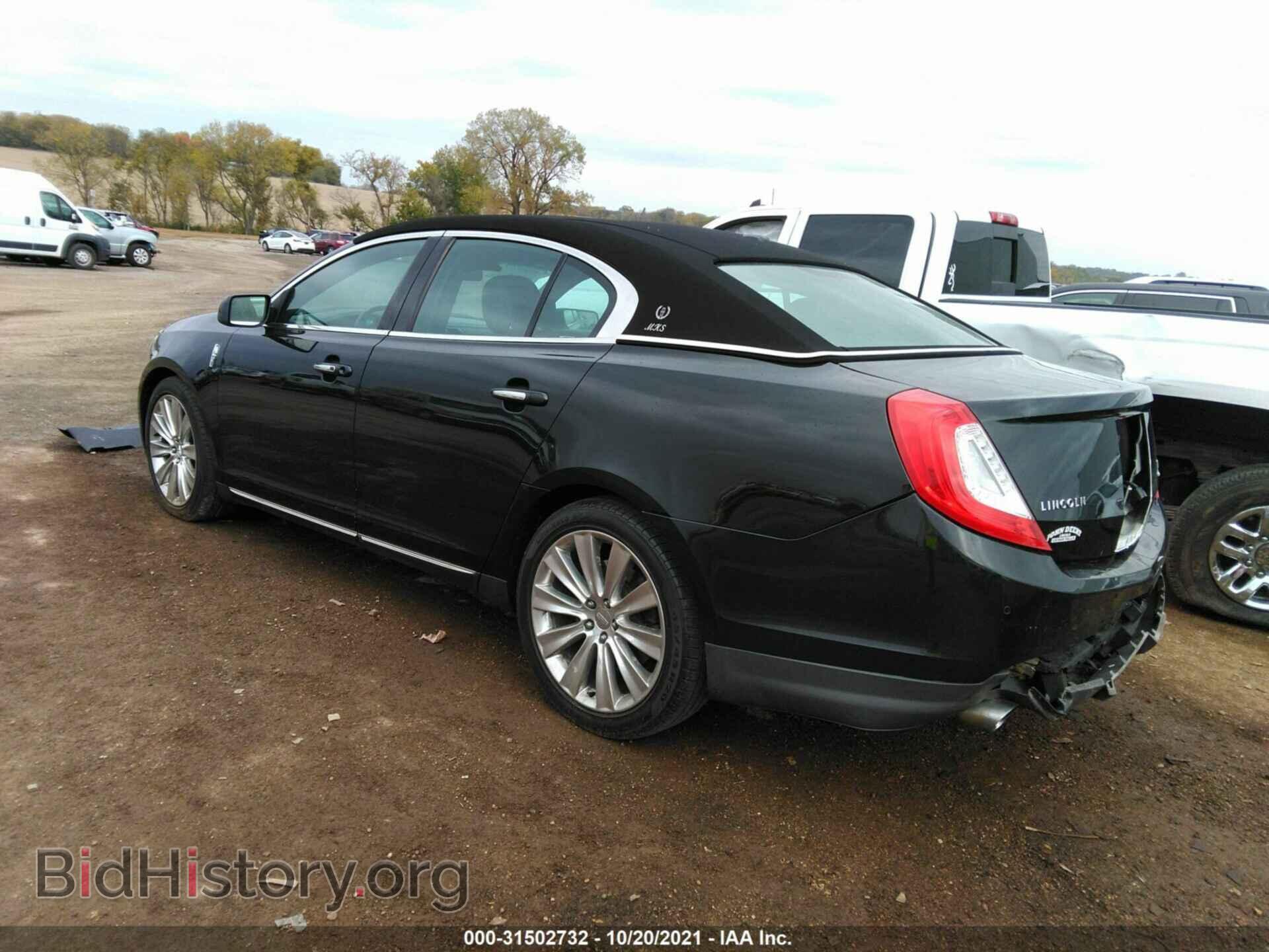 2013 LINCOLN MKS - VIN: 1LNHL9FT5DG607228 - Фото 3
