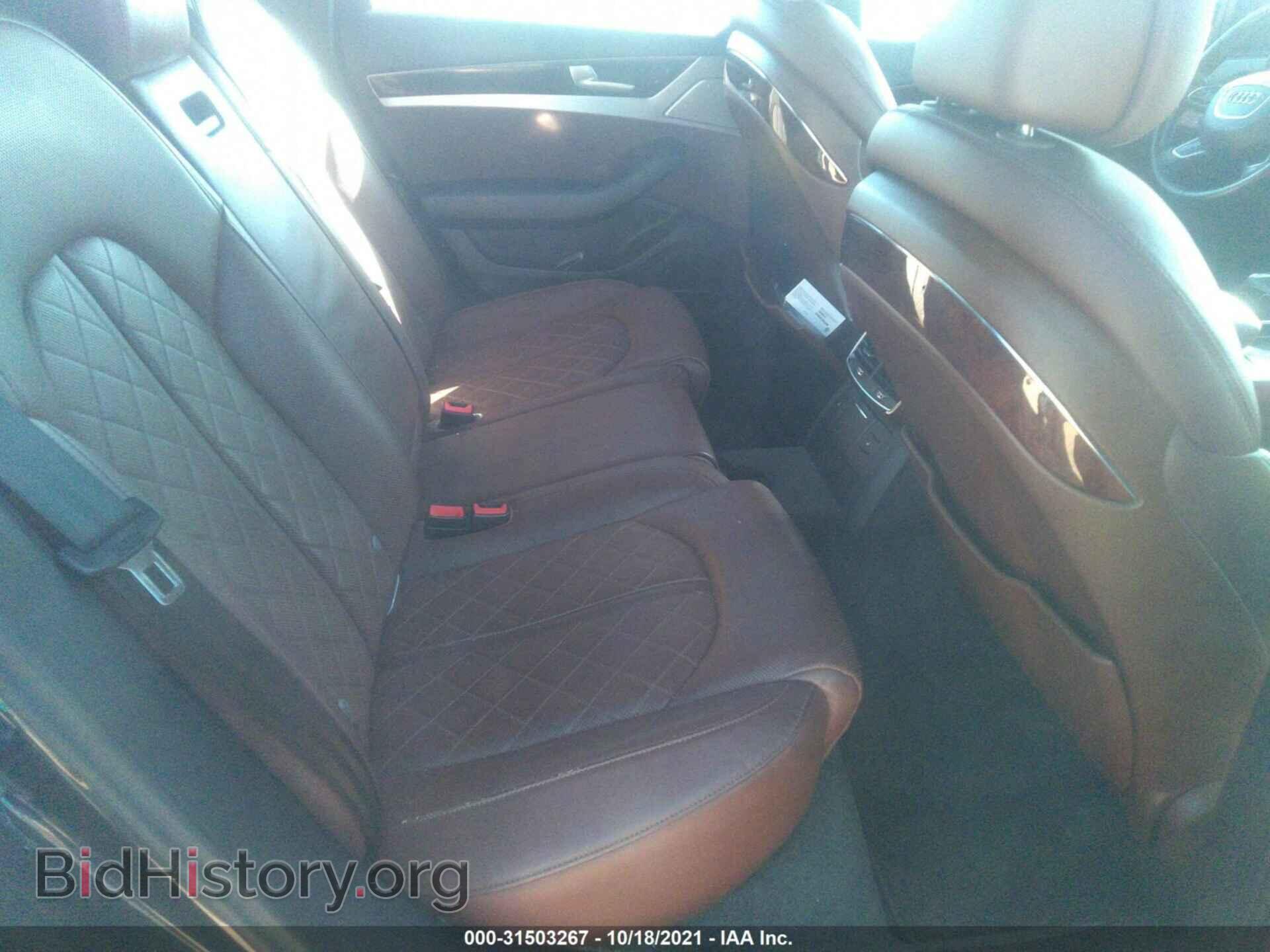 2013 AUDI A8 - VIN: WAUAGAFD3DN012584 - Фото 8