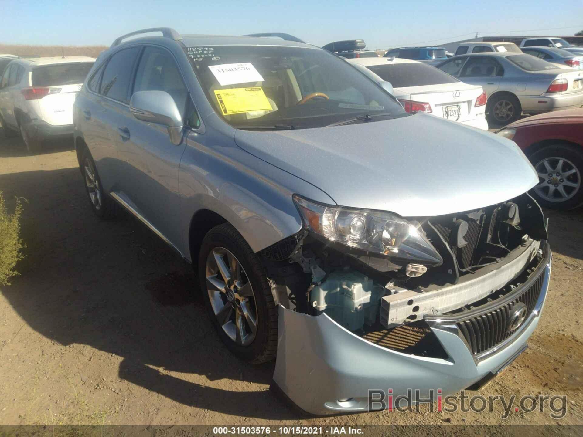 Photo 2T2BK1BA3CC120914 - LEXUS RX 350 2012