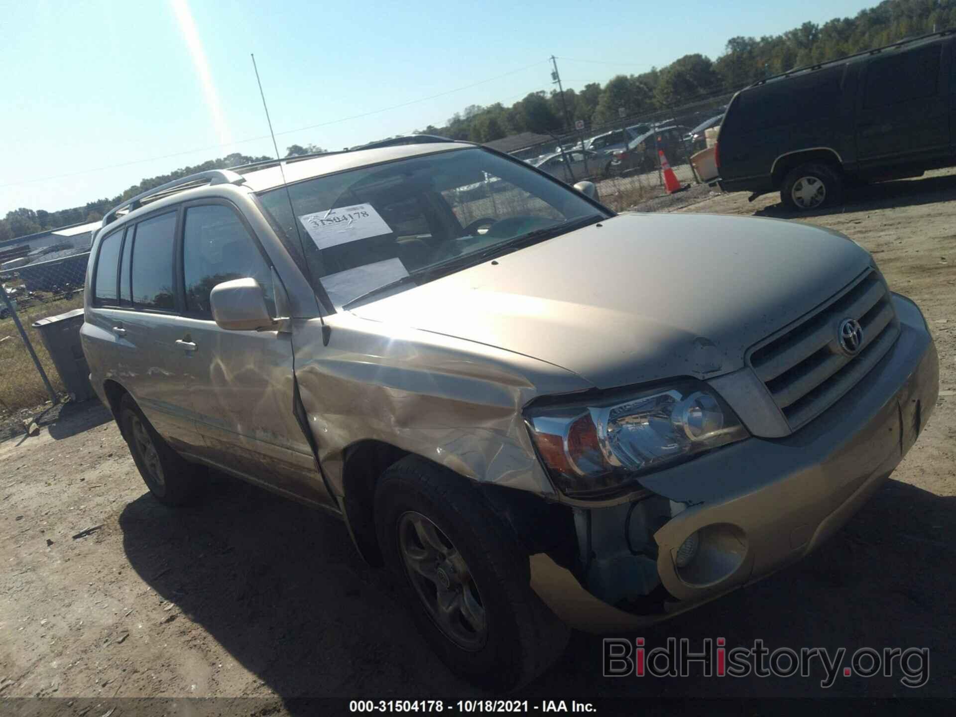 Photo JTEGD21A370165231 - TOYOTA HIGHLANDER 2007