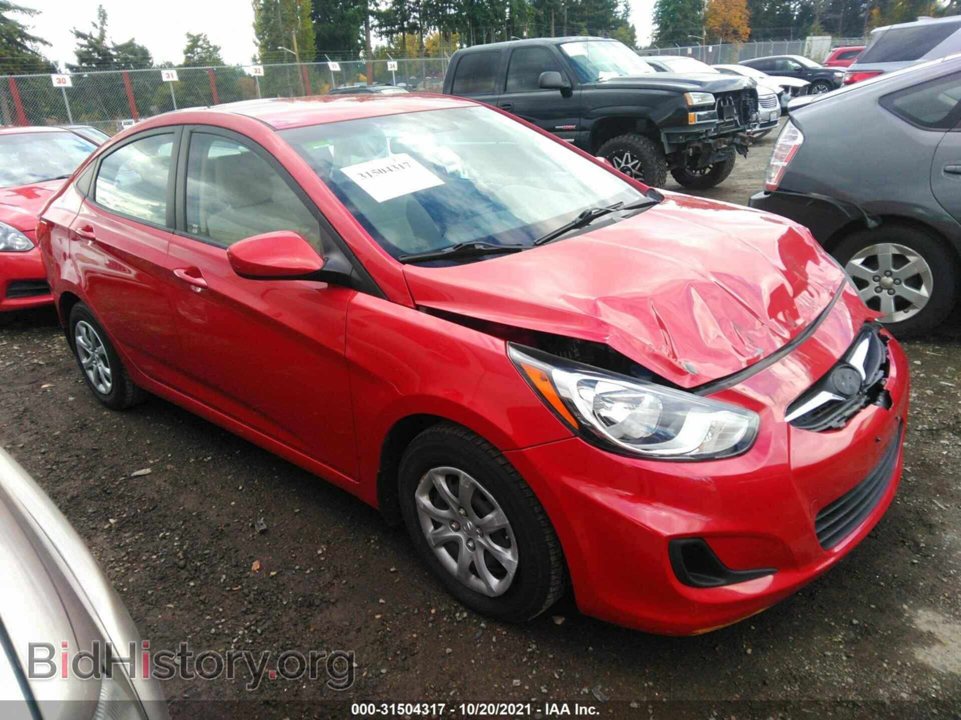 Photo KMHCT4AE8EU769332 - HYUNDAI ACCENT 2014