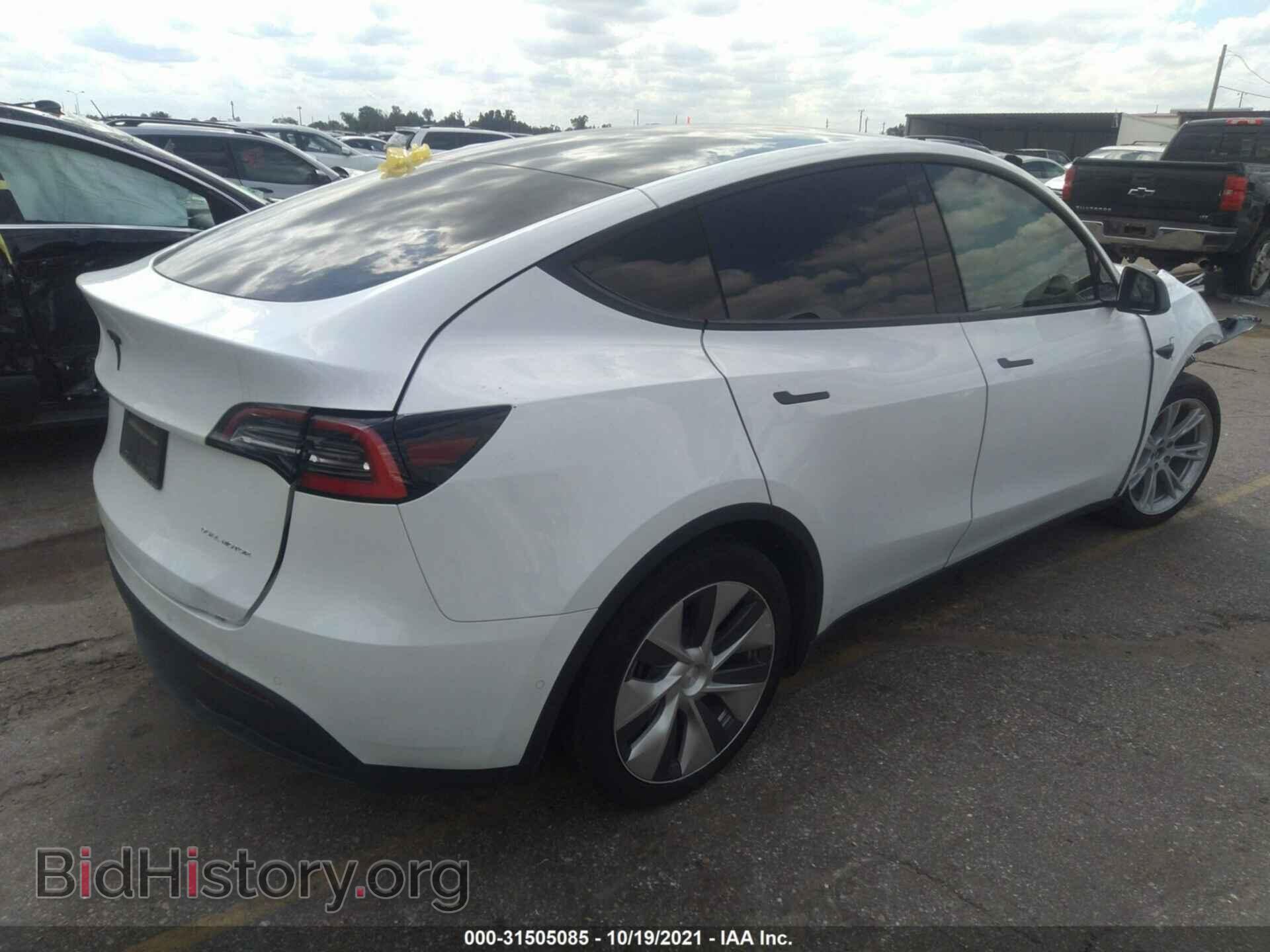 2021 TESLA MODEL Y - VIN: 5YJYGDEE7MF094363 - Photo 4