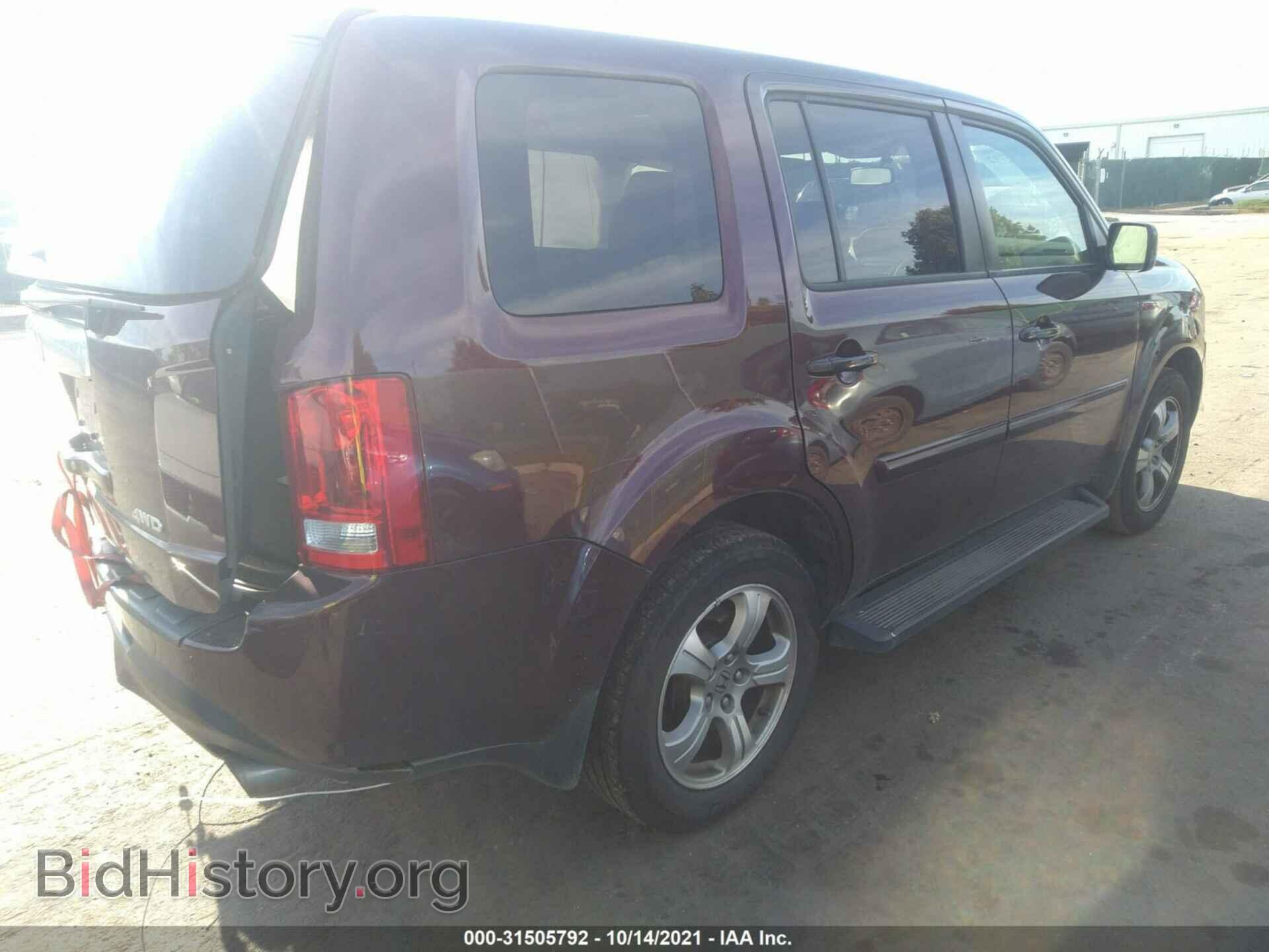 2013 HONDA PILOT - VIN: 5FNYF4H59DB076669 - Фото 4